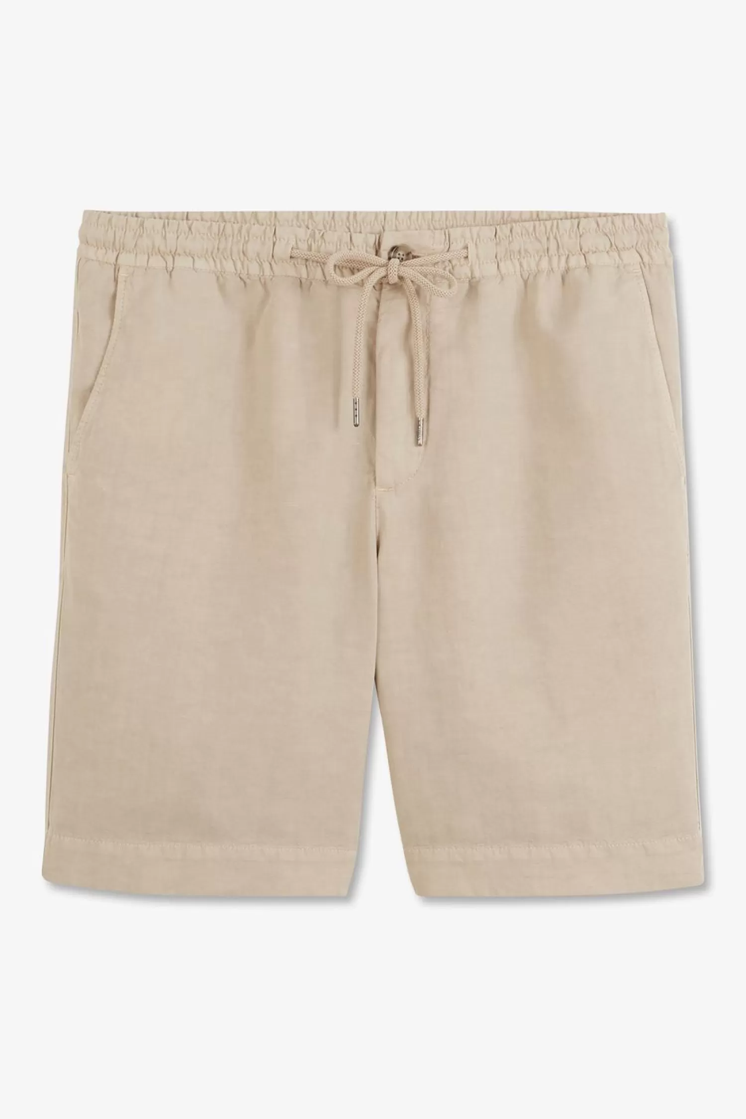 Eden Park Bermuda Beige A Taille Elastiquee-Homme Shorts Et Bermudas