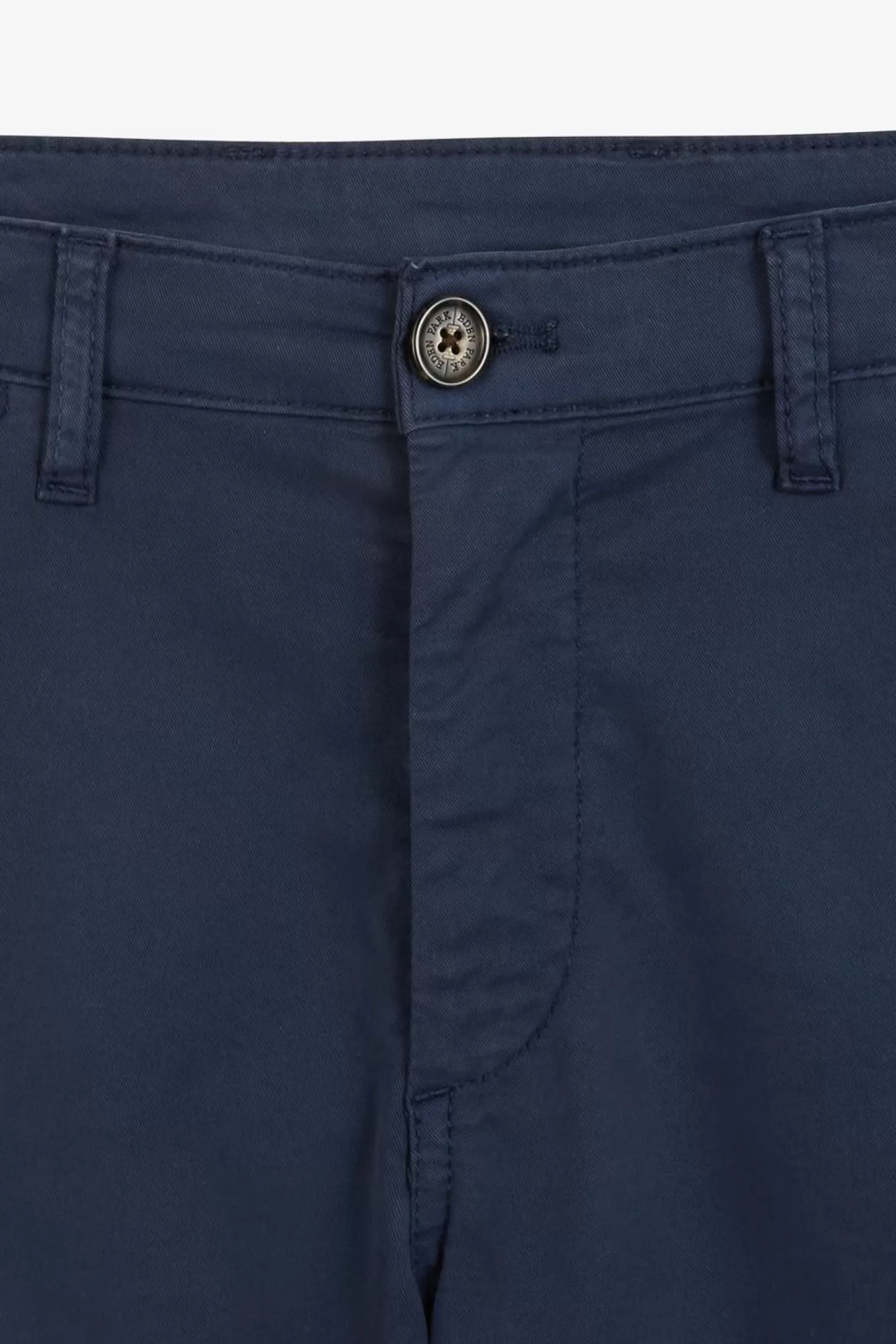 Eden Park Bermuda Bleu Fonce Uni-Homme Shorts Et Bermudas