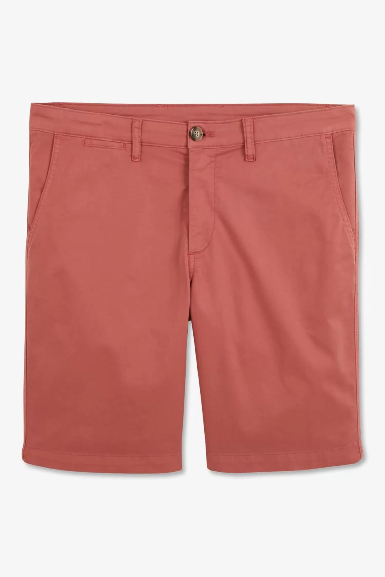 Eden Park Bermuda Brique Uni-Homme Shorts Et Bermudas