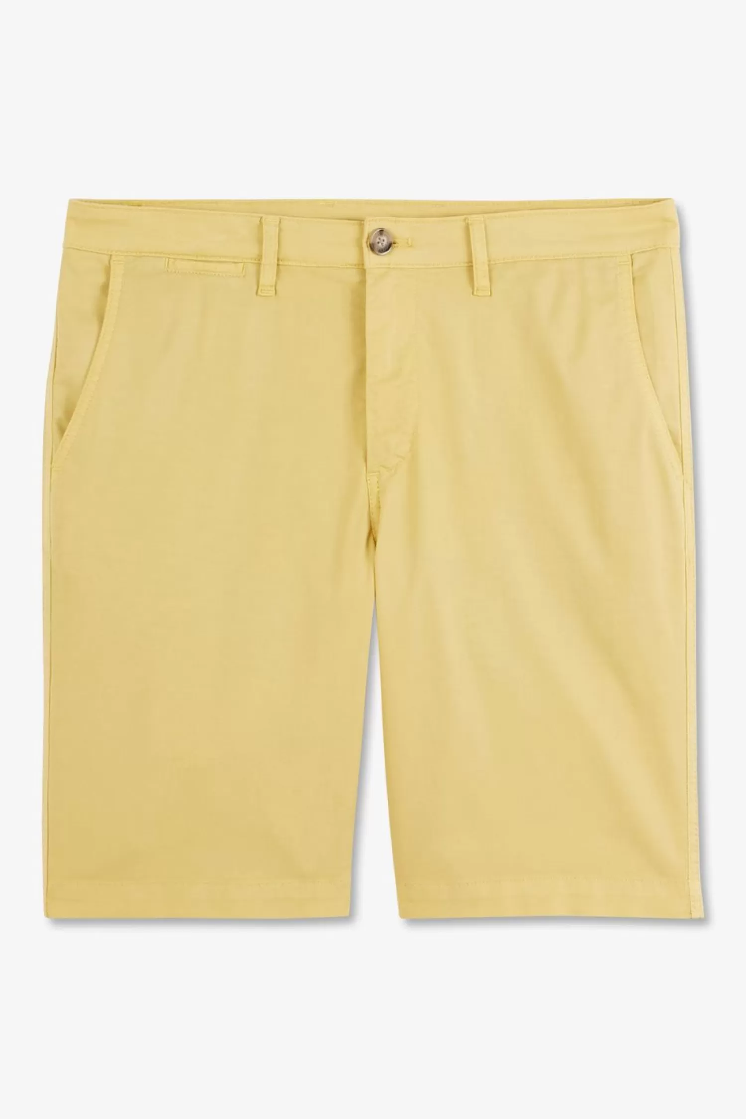 Eden Park Bermuda Jaune Uni-Homme Shorts Et Bermudas