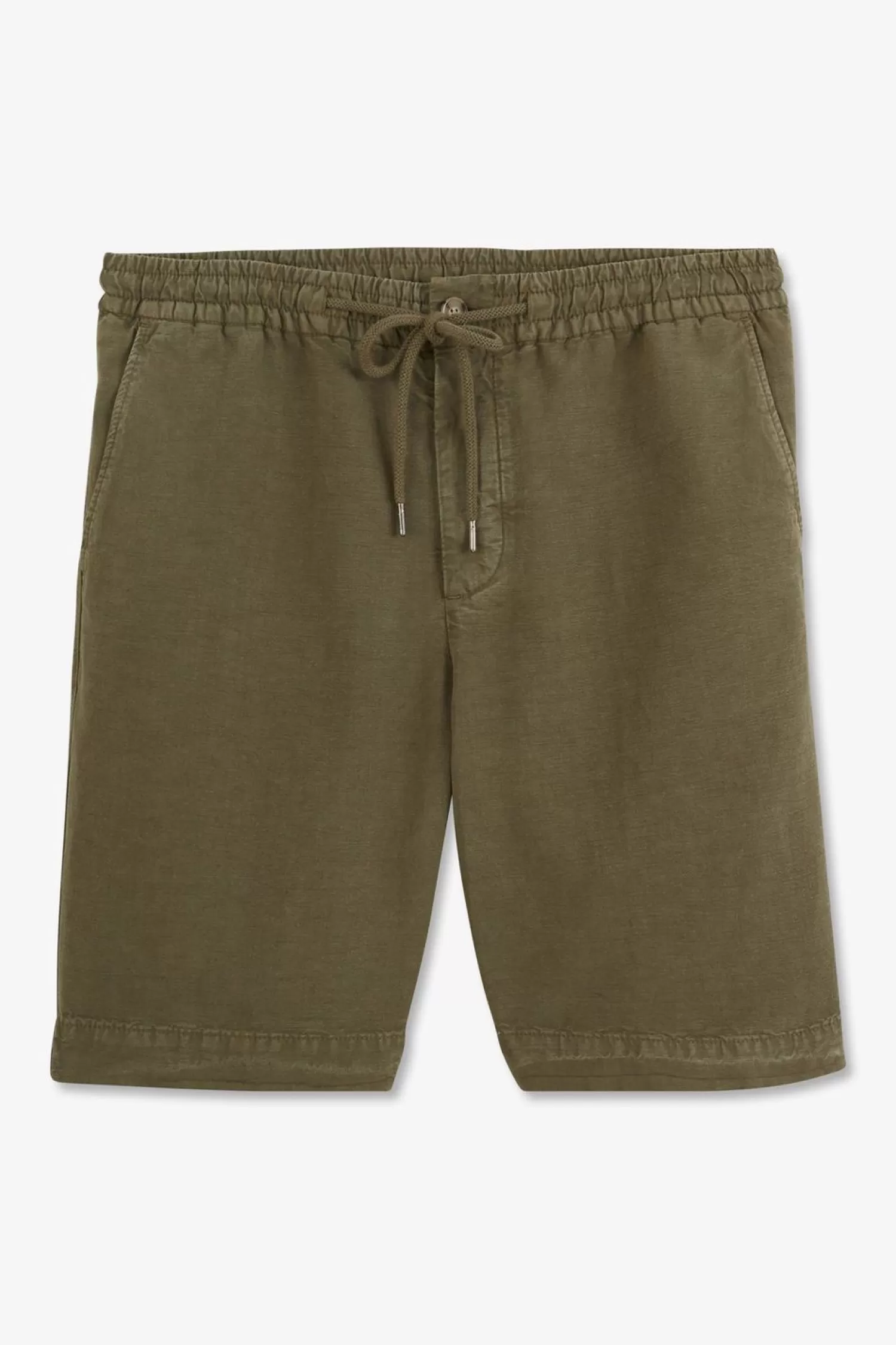 Eden Park Bermuda Kaki A Taille Elastiquee-Homme Shorts Et Bermudas