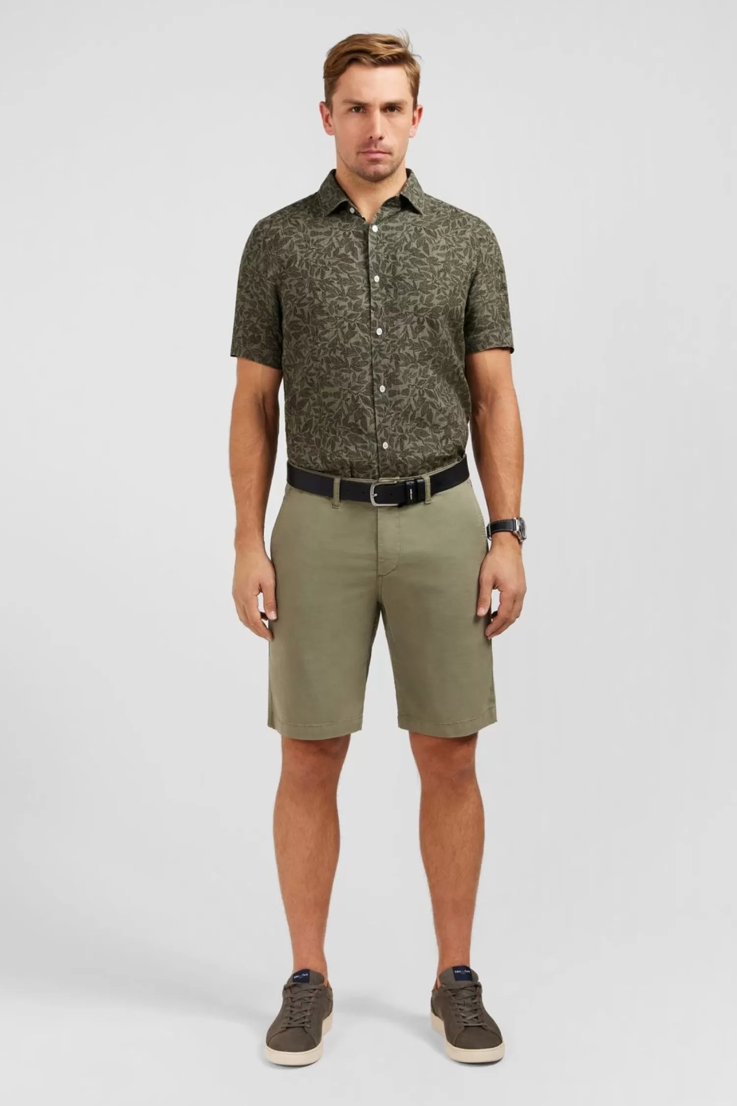 Eden Park Bermuda Kaki Uni-Homme Shorts Et Bermudas