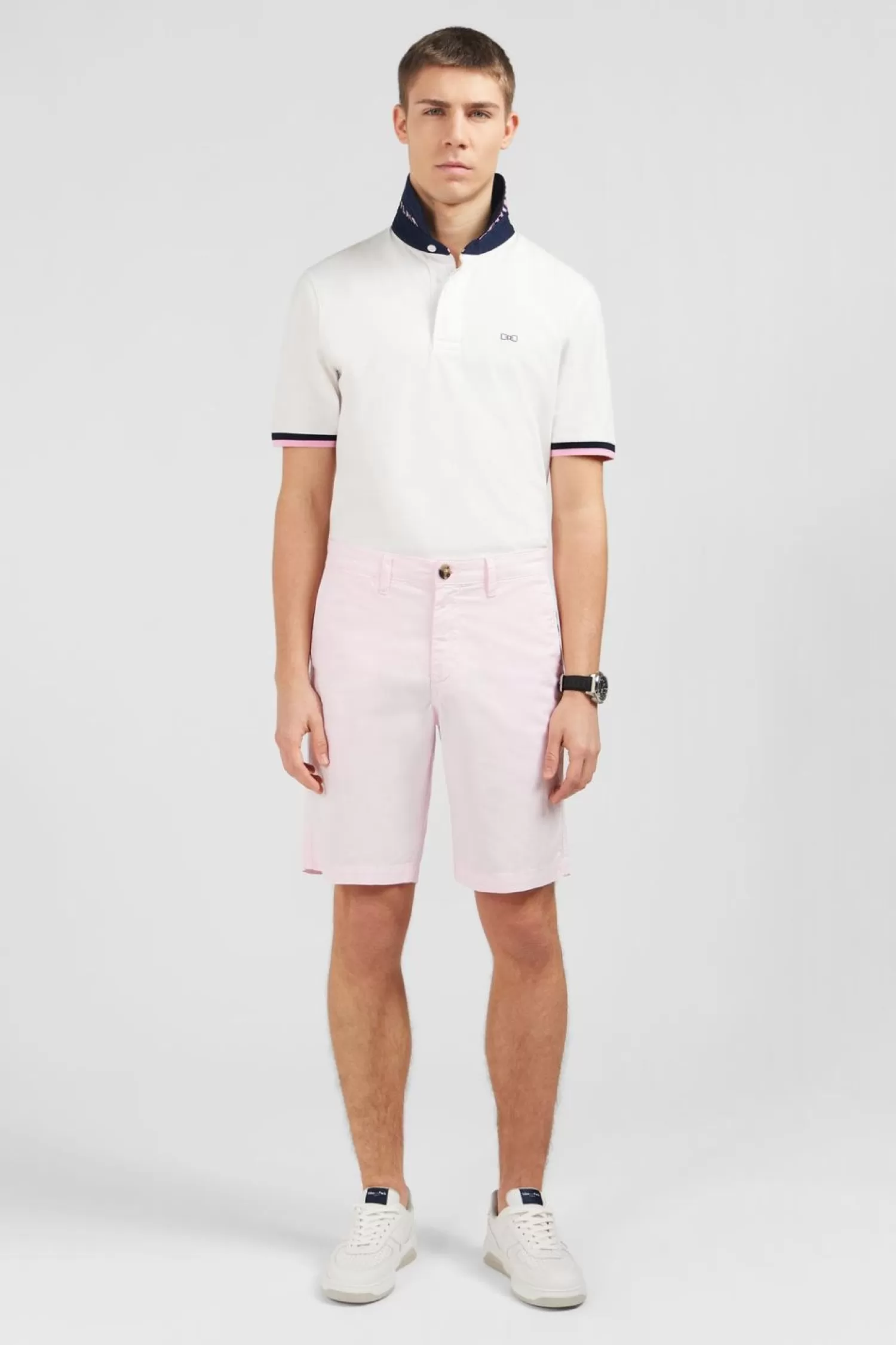 Eden Park Bermuda Rose Uni-Homme Shorts Et Bermudas