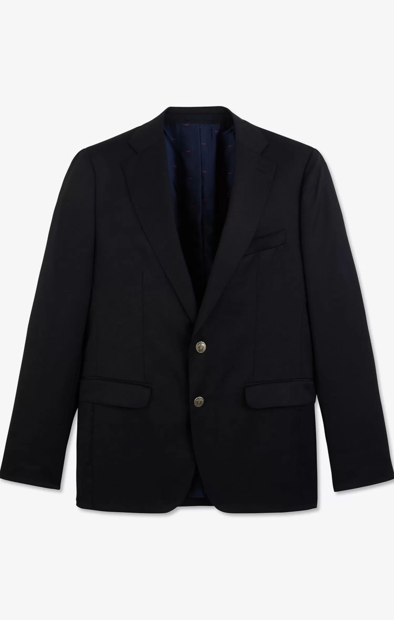 Eden Park Blazer Bleu Marine 100 % Laine-Homme Blazers Et Costumes