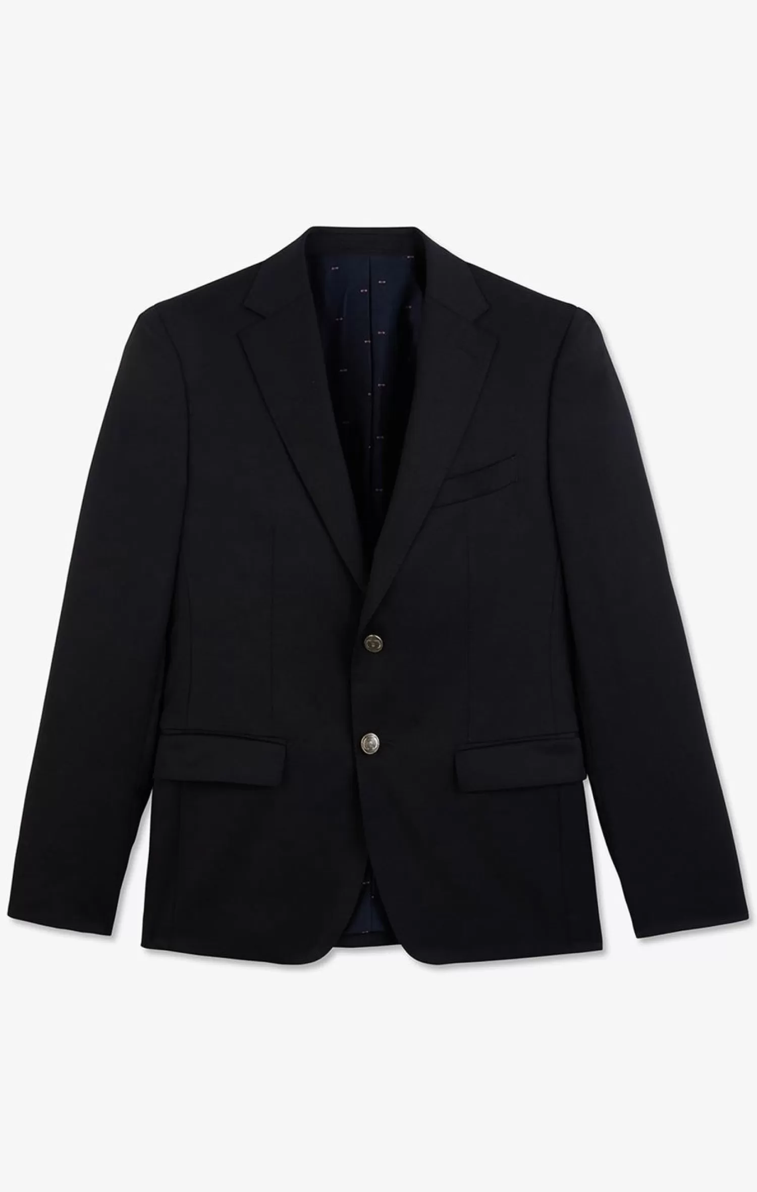 Eden Park Blazer Bleu Marine Slim Fit 100 % Laine-Homme Blazers Et Costumes