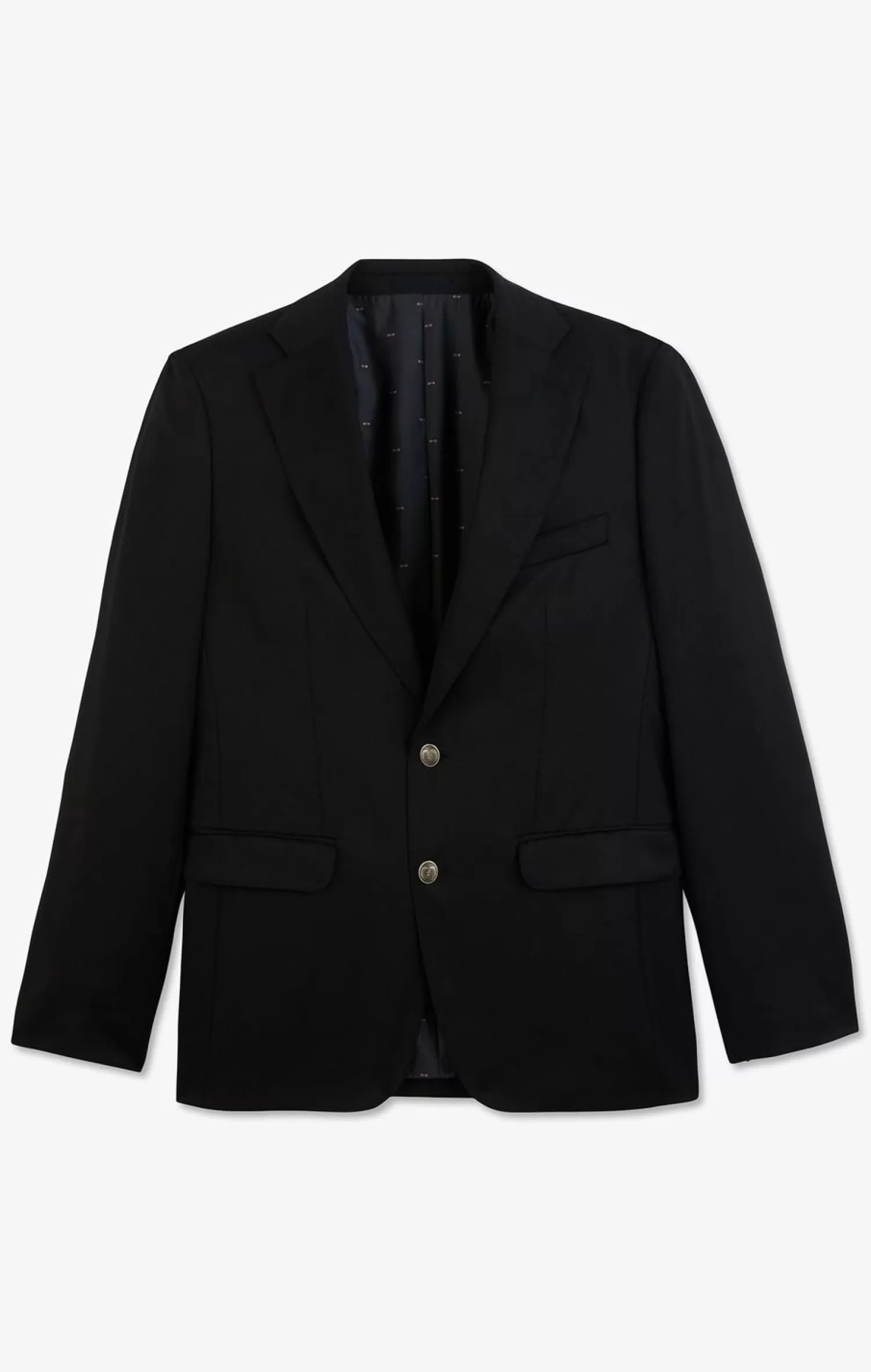 Eden Park Blazer Noir 100 % Laine-Homme Blazers Et Costumes