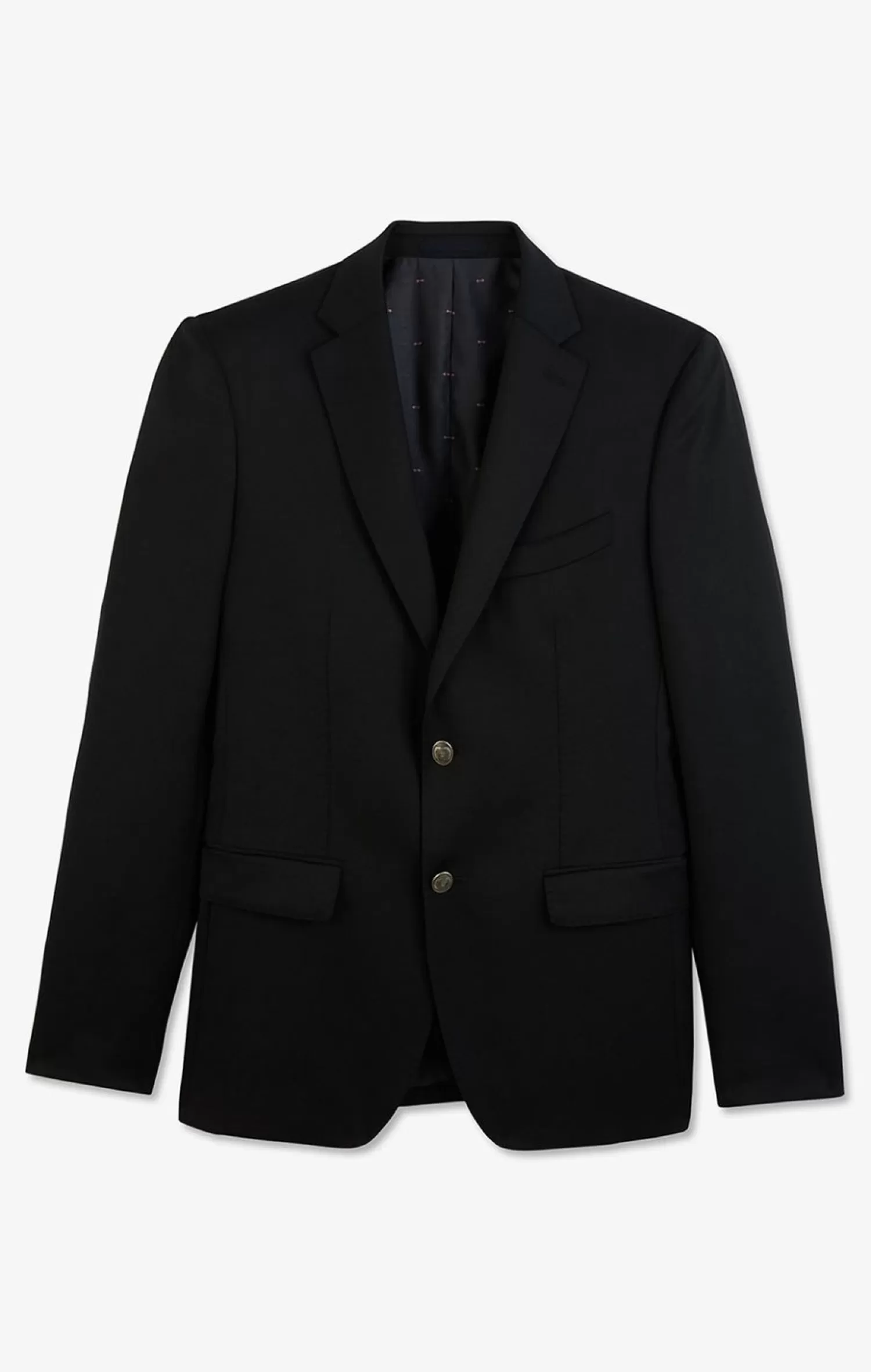 Eden Park Blazer Noir Slim Fit 100 % Laine-Homme Blazers Et Costumes