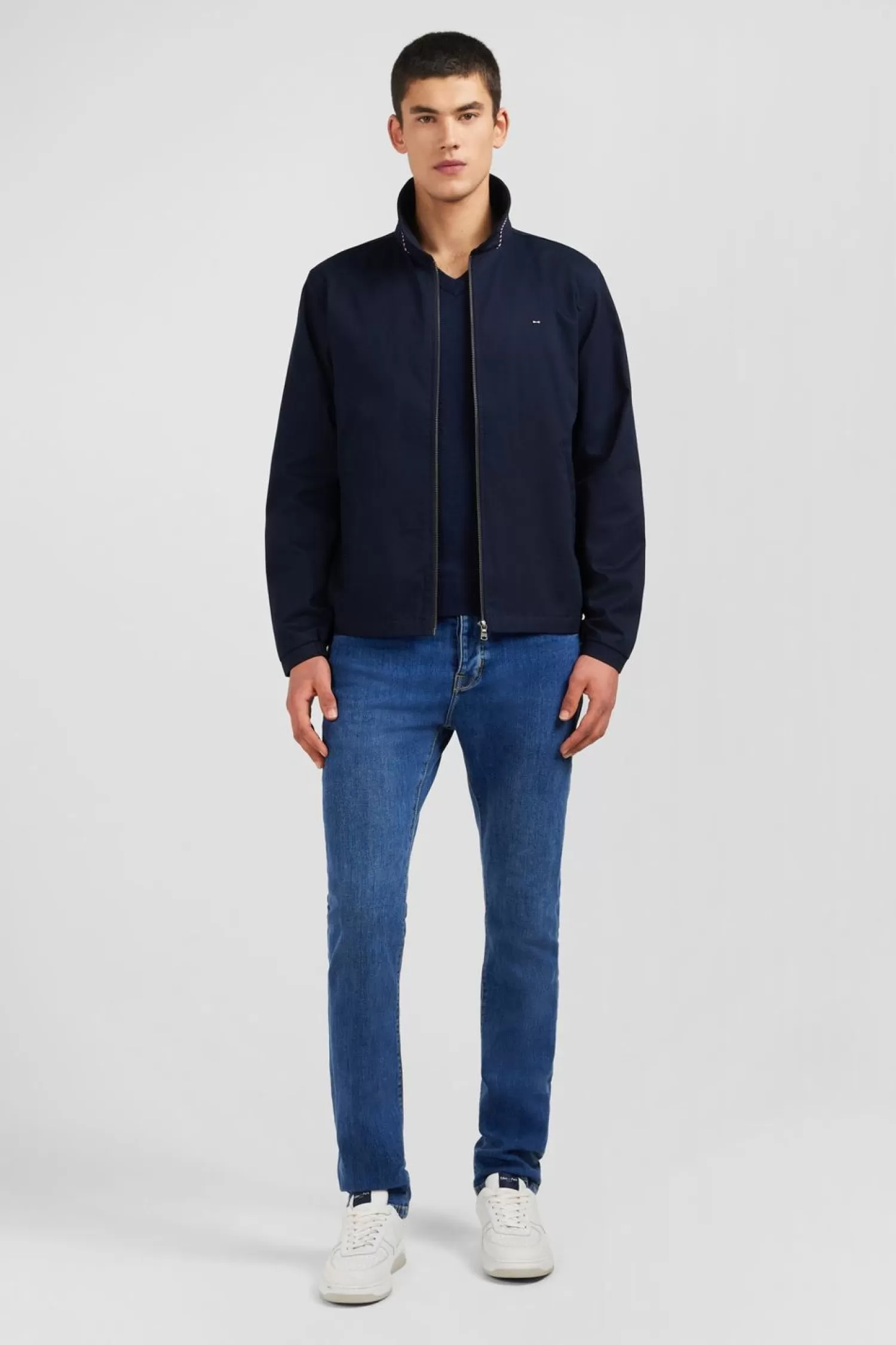 Eden Park Blouson Bleu Fonce Rembourre-Homme Manteaux Et Vestes