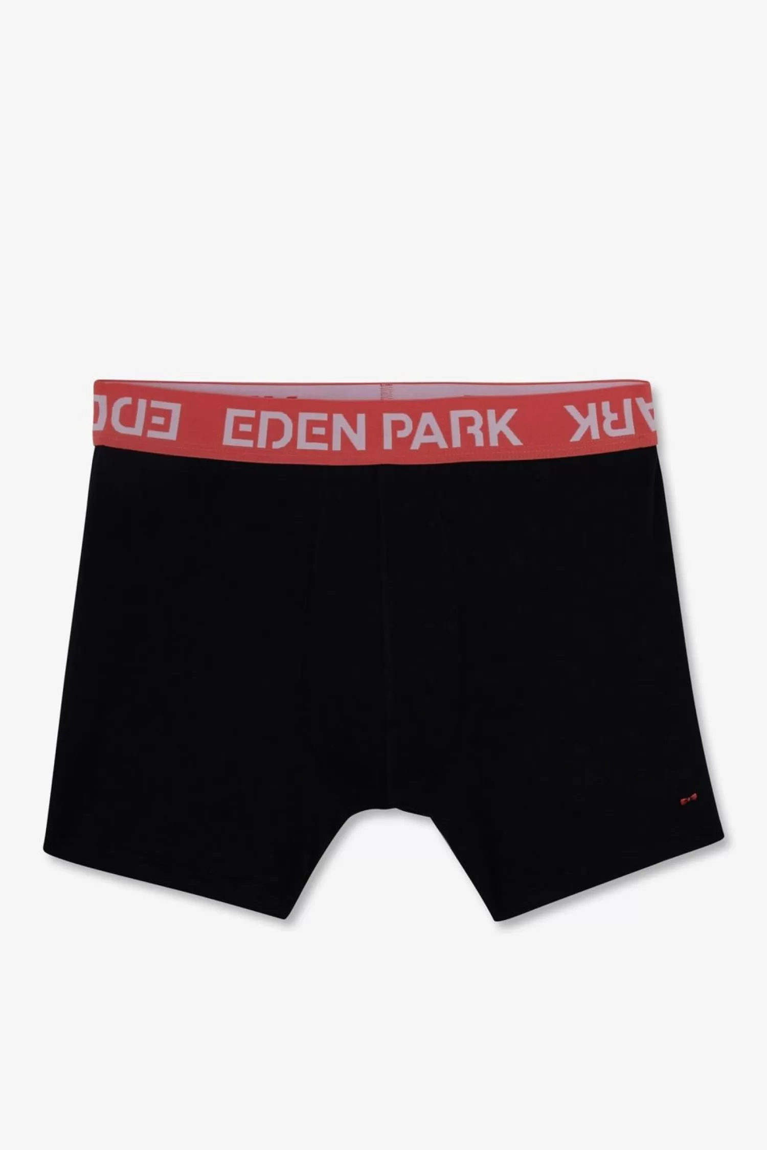 Eden Park Boxer Marine A Ceinture Elastique Rouge En Coton Stretch-Homme Sous-Vêtements