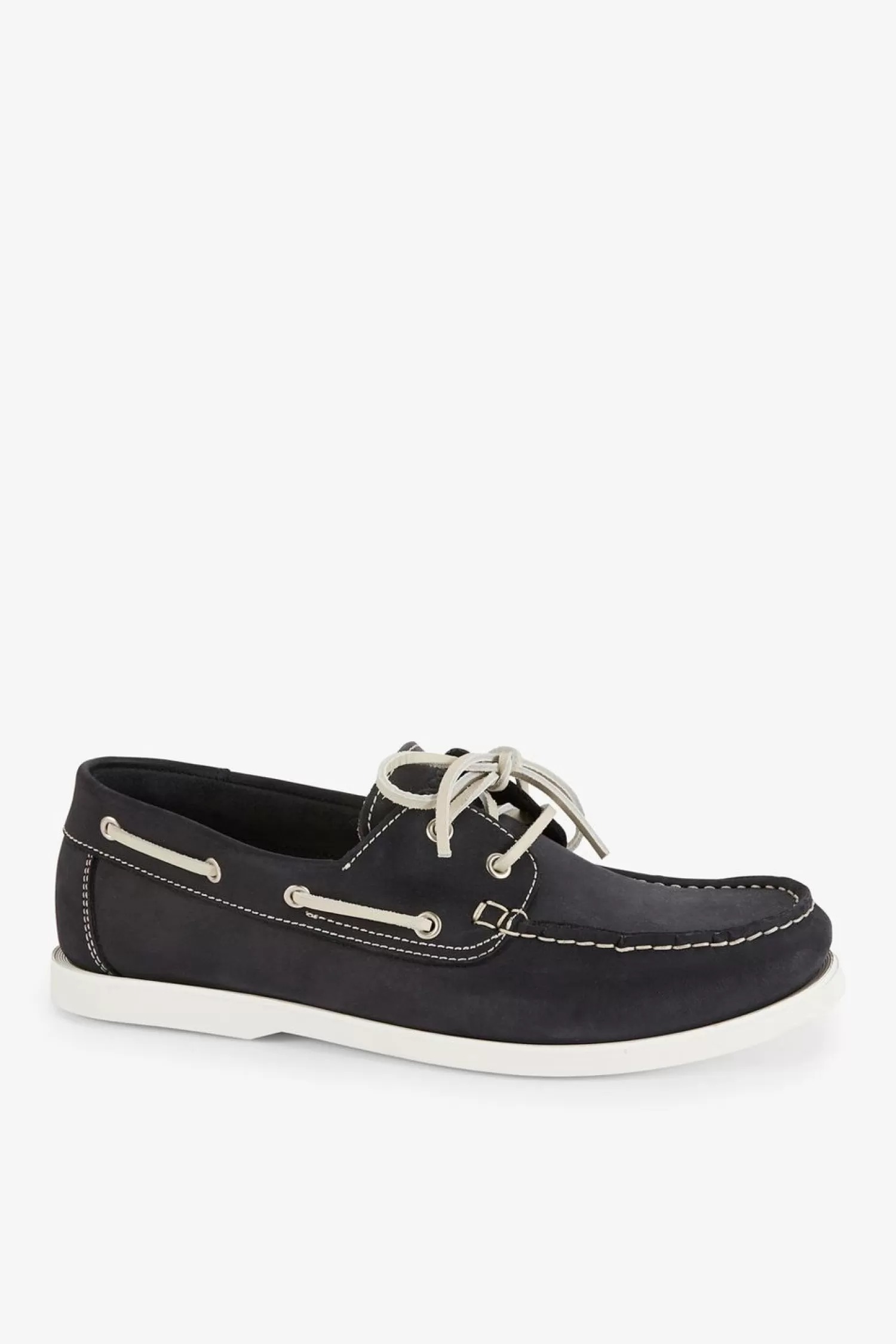 Eden Park Chaussures Bateau En Cuir Suede Marine-Homme Mocassins