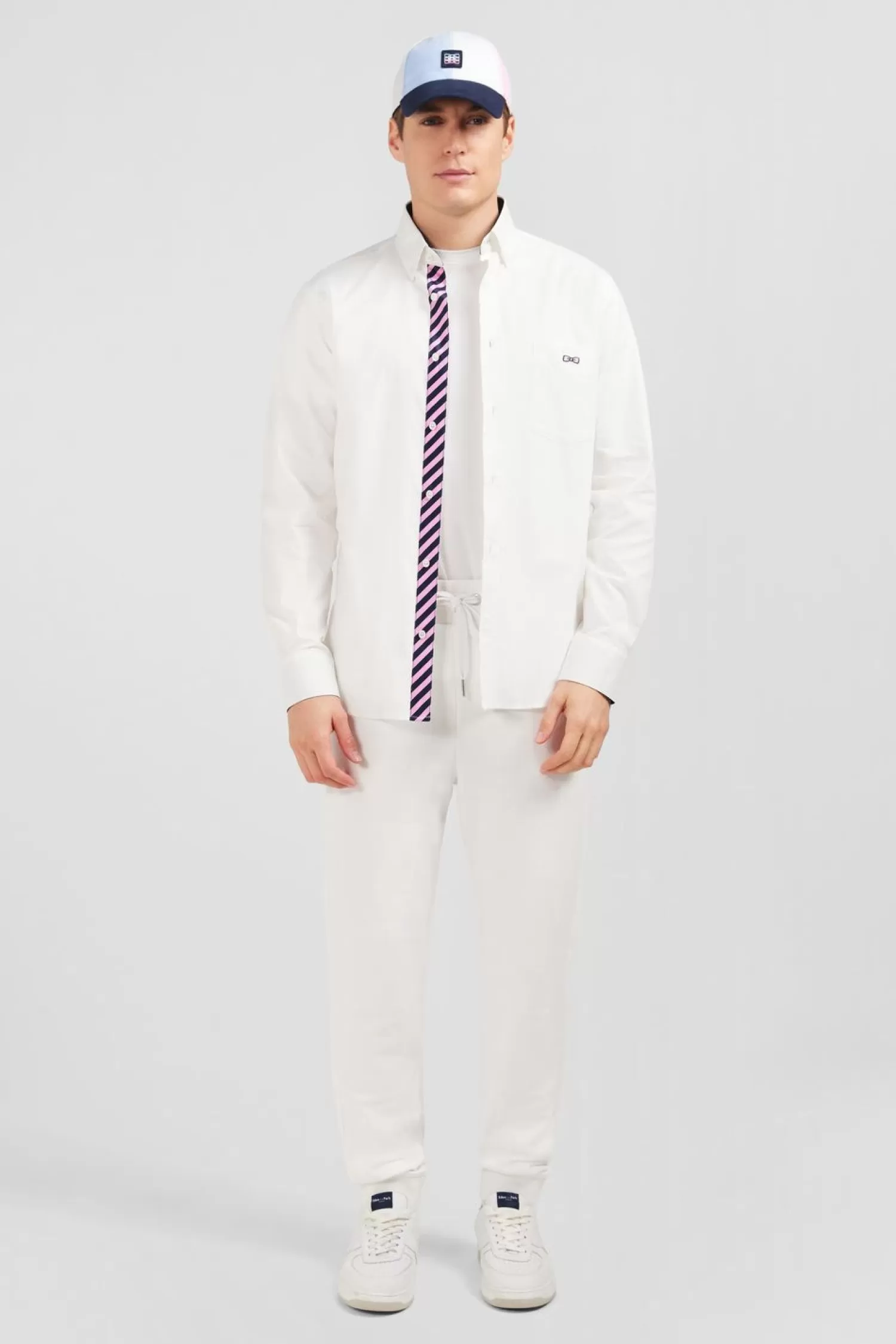 Eden Park Chemise Blanche A Broderie -Homme Chemises