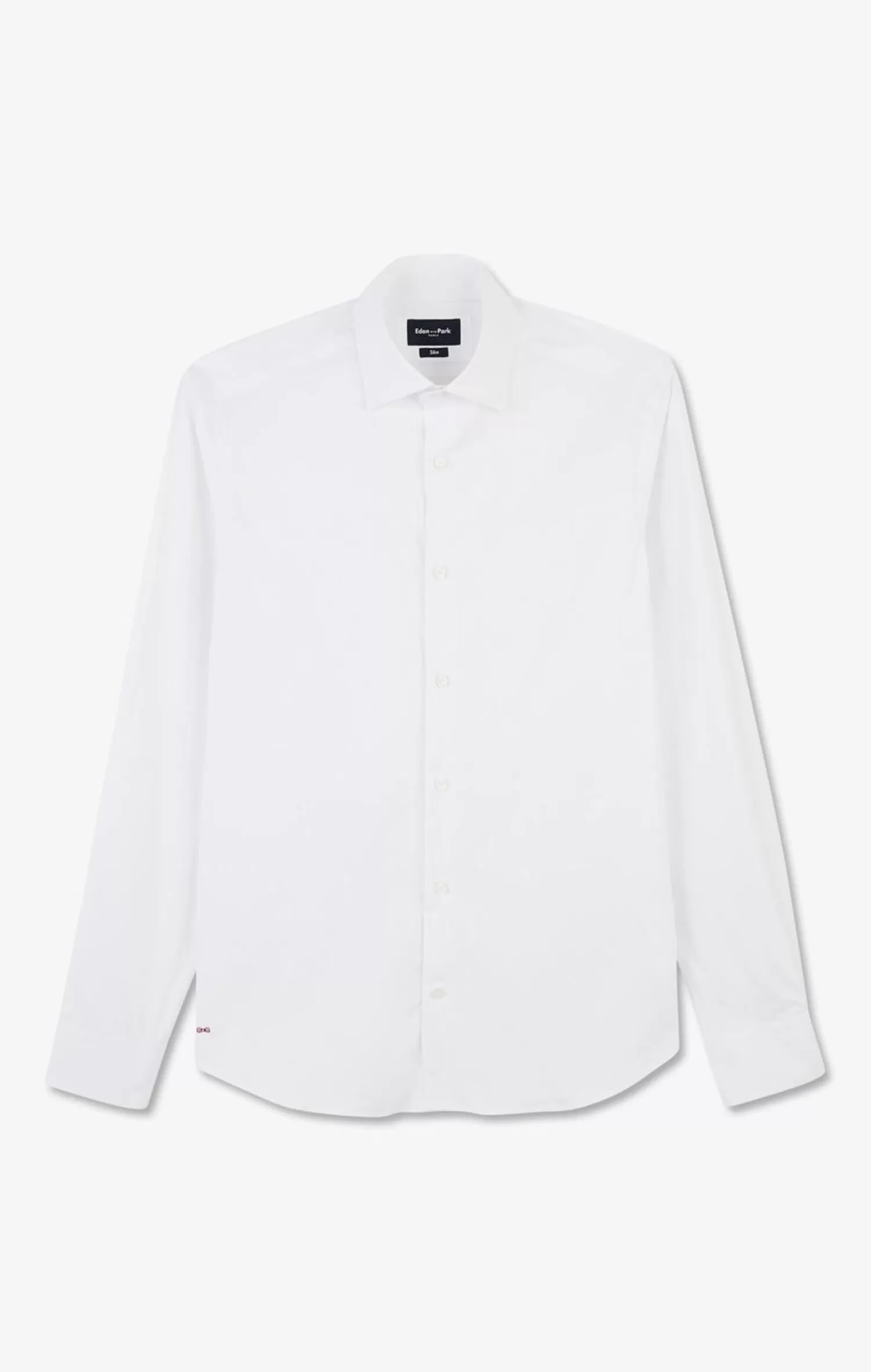 Eden Park Chemise Blanche Slim En Popeline Stretch-Homme Chemises