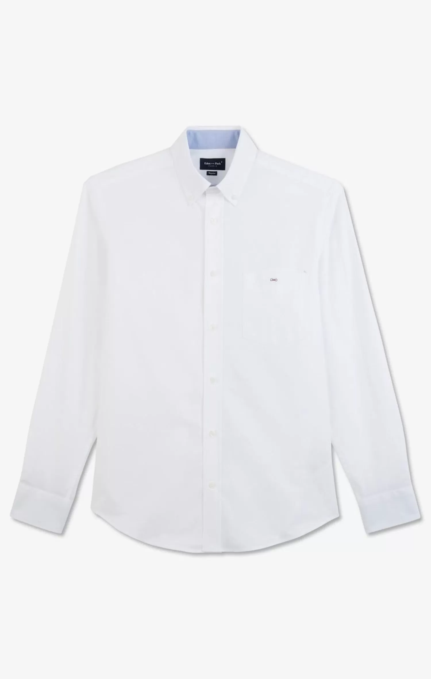 Eden Park Chemise Blanche Unie En Coton-Homme Chemises