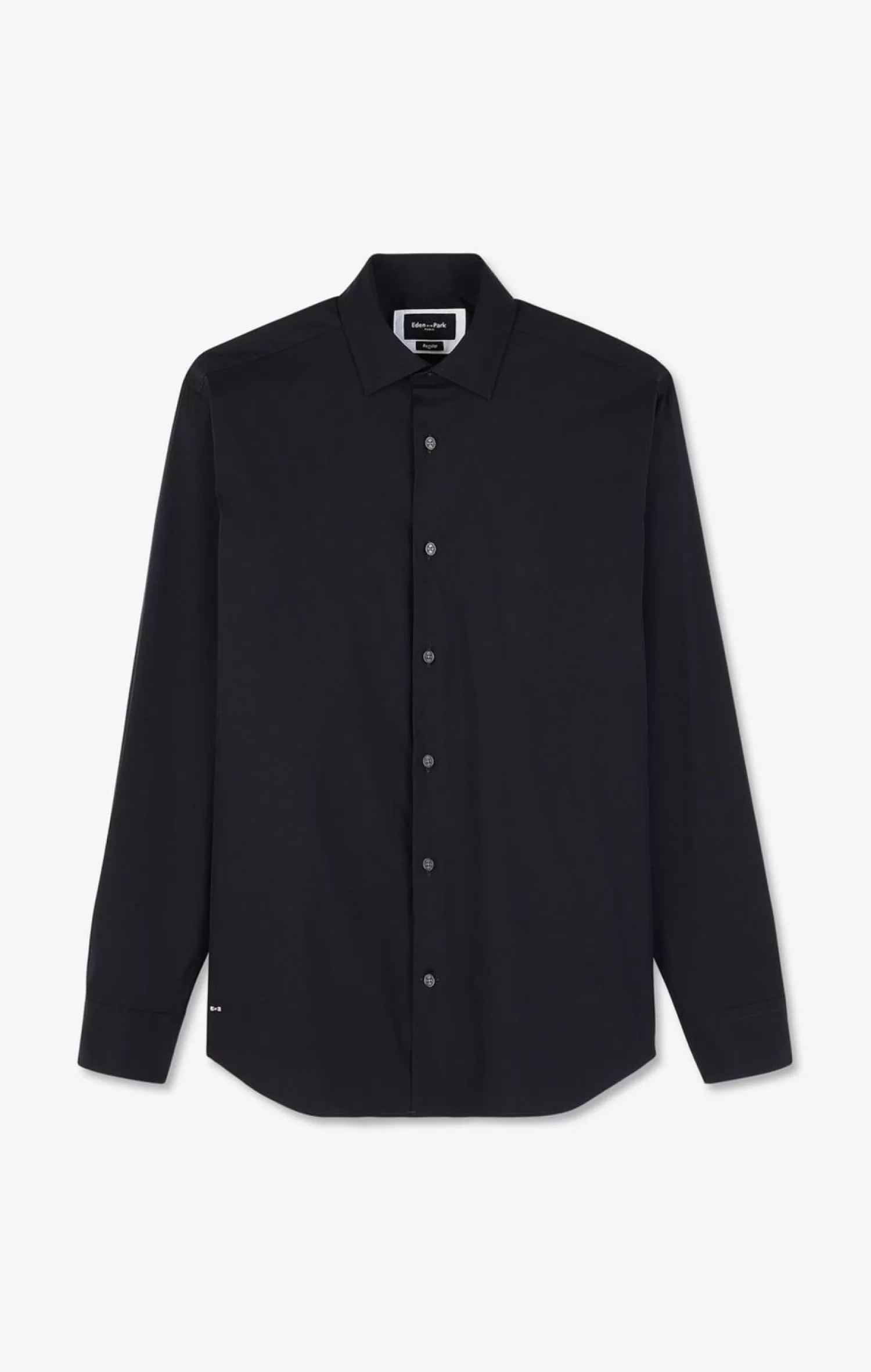 Eden Park Chemise Bleu Marine Regular En Popeline Stretch-Homme Chemises