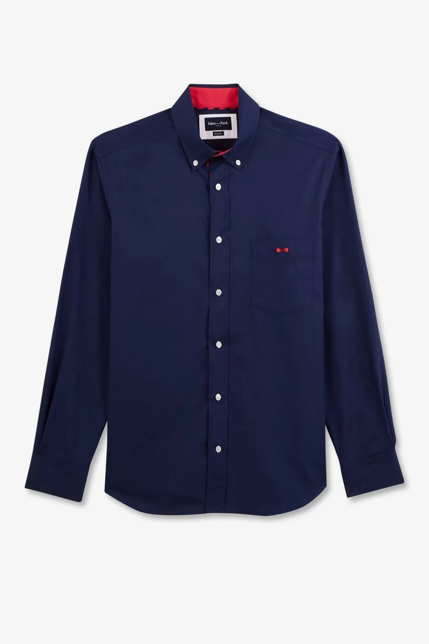 Eden Park Chemise Bleue A Broderie -Homme Chemises