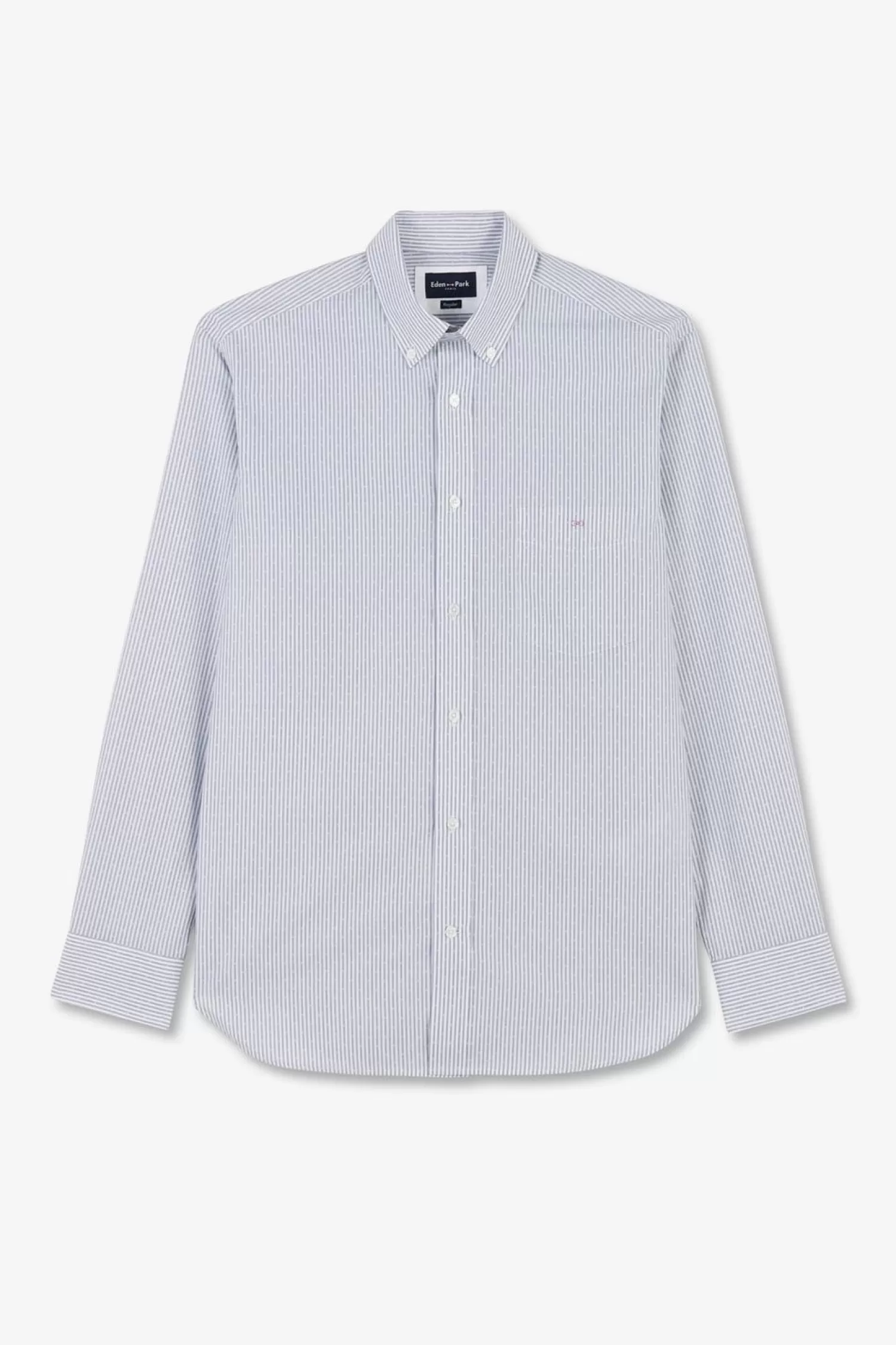 Eden Park Chemise Bleue A Rayures-Homme Chemises