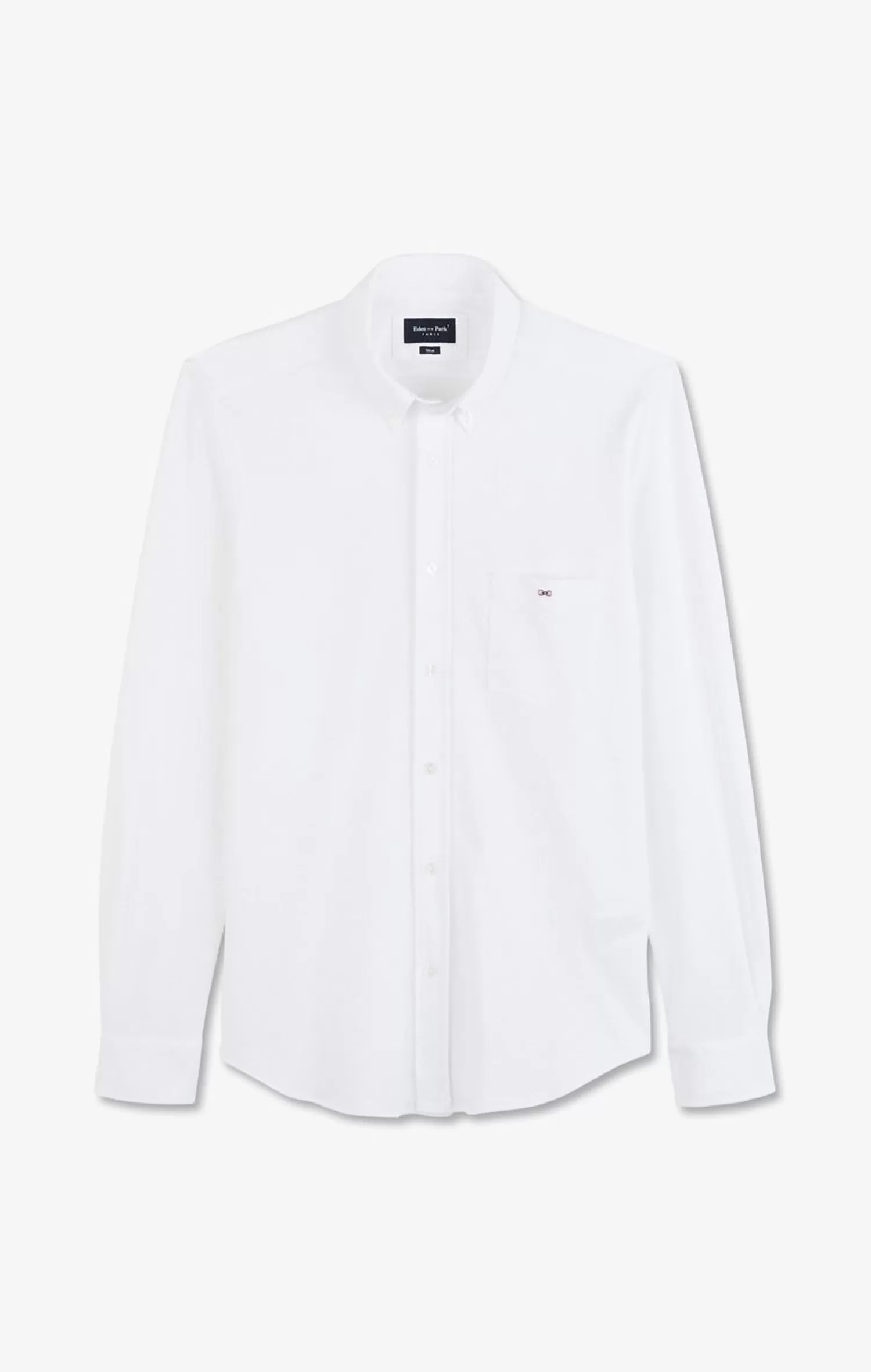 Eden Park Chemise En Coton Pinpoint Blanc-Homme Chemises