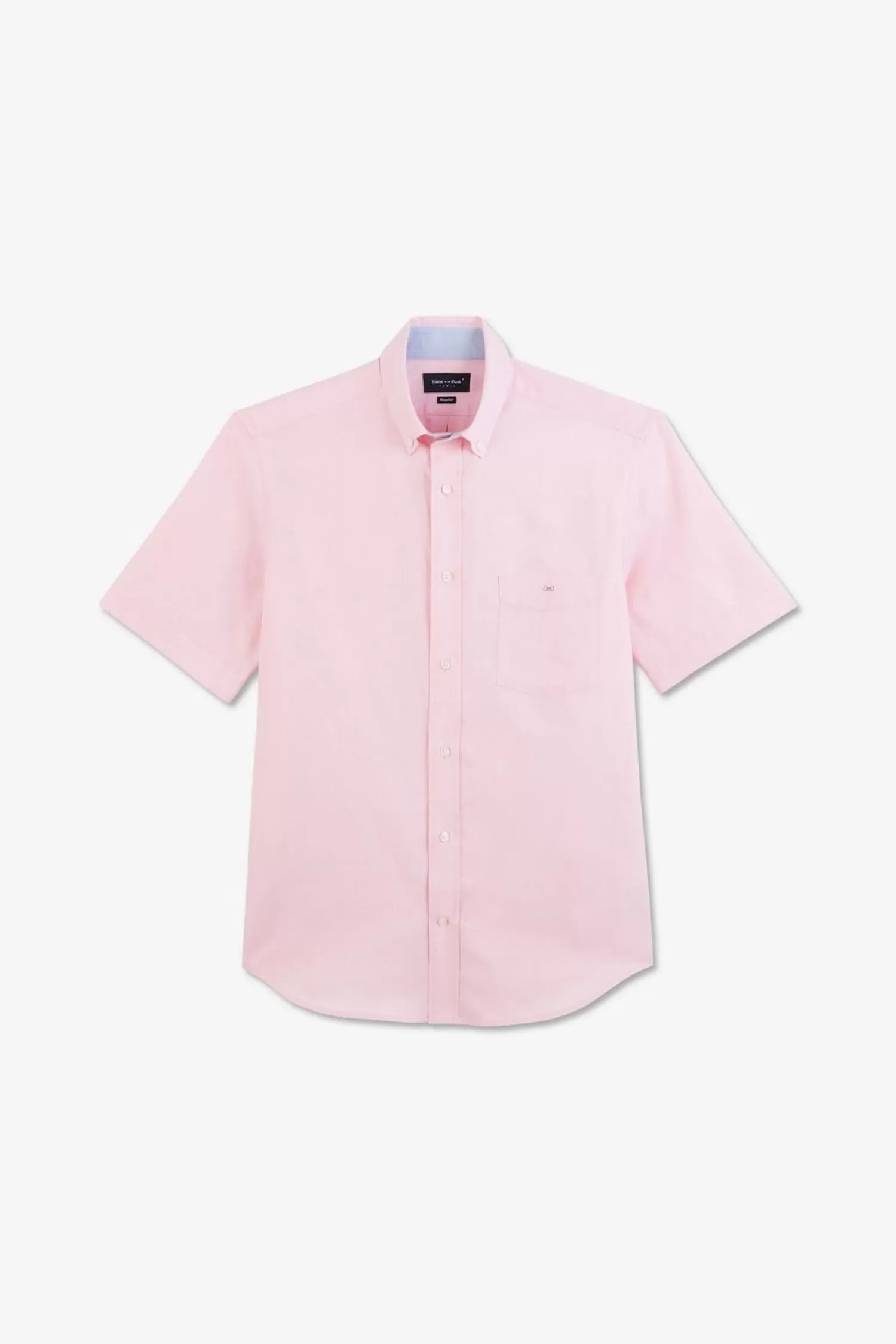 Eden Park Chemisette Rose Unie En Coton-Homme Chemisettes