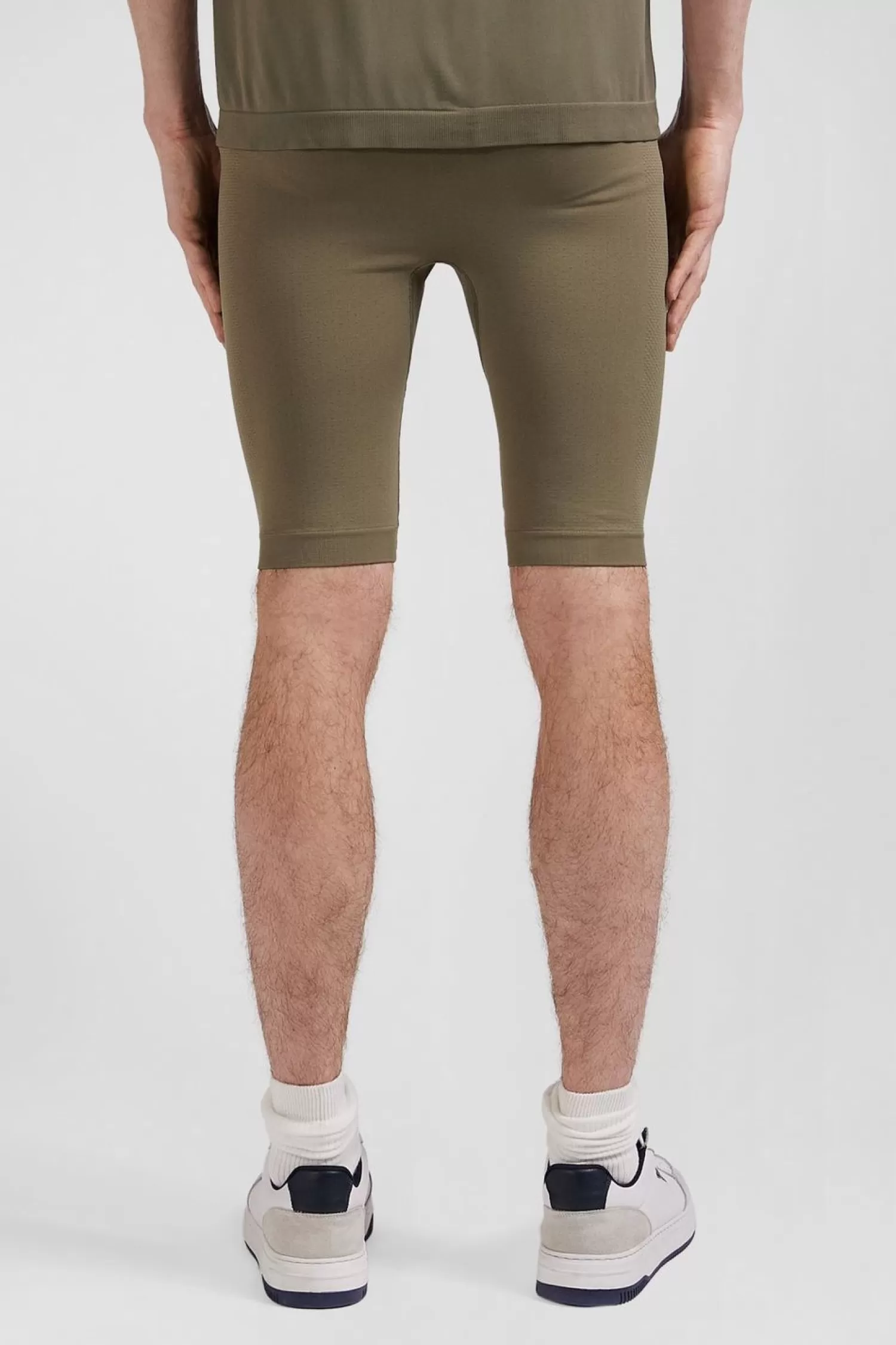 Eden Park Cycliste De Sport Stretch Kaki-Homme Shorts Et Bermudas