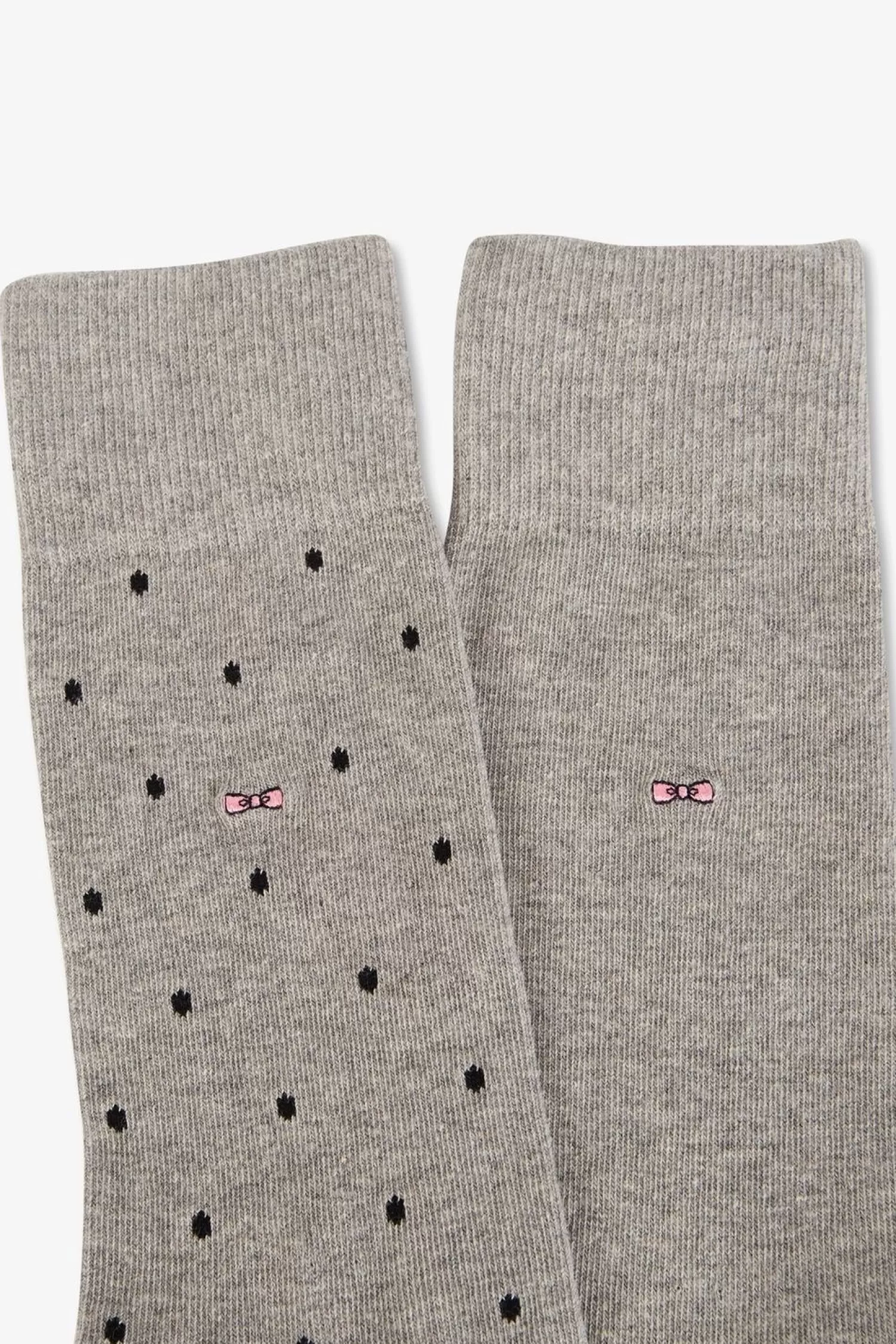 Eden Park Lot De 2 Paires De Chaussettes Grises En Coton Stretch-Homme Chaussettes