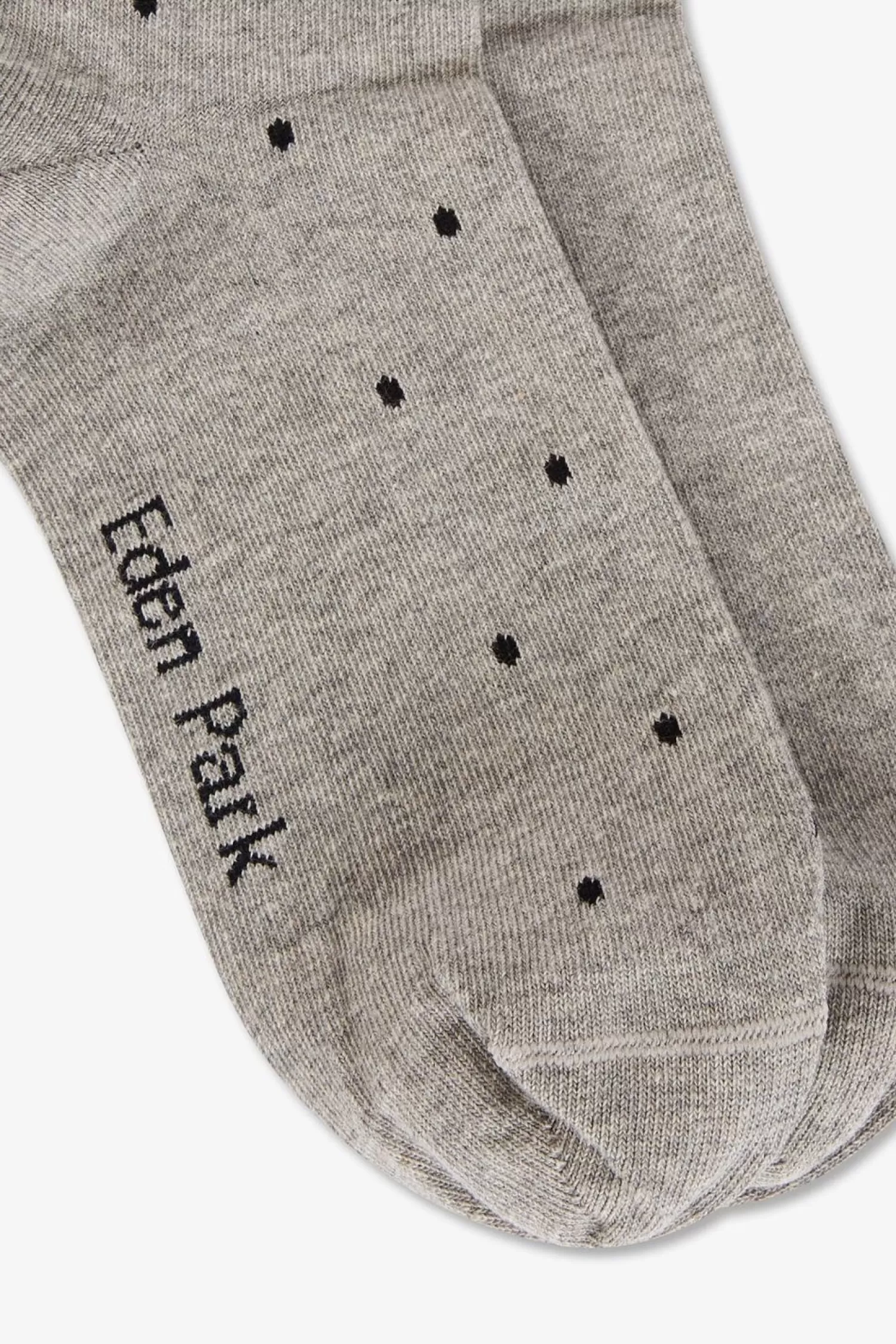 lot_de_2_paires_de_chaussettes_grises_en_coton_stretch_2.webp Eden Park Lot De 2 Paires De Chaussettes Grises En Coton Stretch-Homme Chaussettes