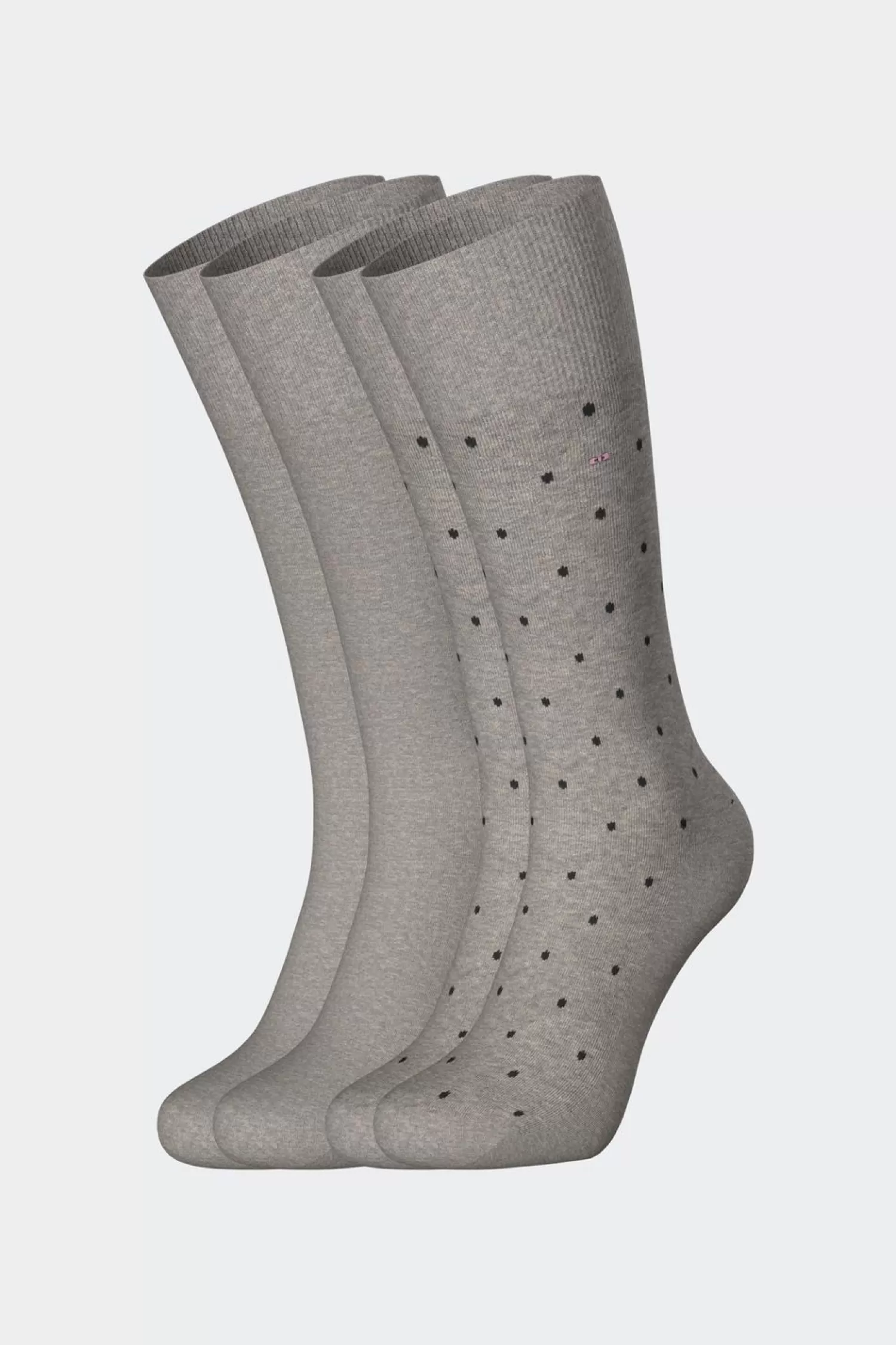 lot_de_2_paires_de_chaussettes_grises_en_coton_stretch_3.webp Eden Park Lot De 2 Paires De Chaussettes Grises En Coton Stretch-Homme Chaussettes