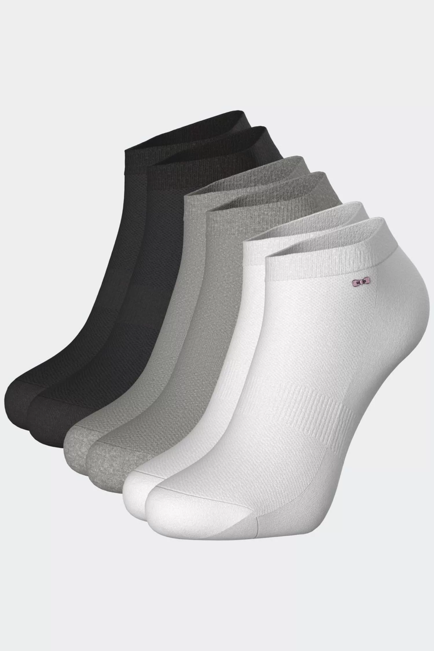 Eden Park Lot De 3 Paires De Chaussettes Basses En Coton Stretch-Homme Chaussettes