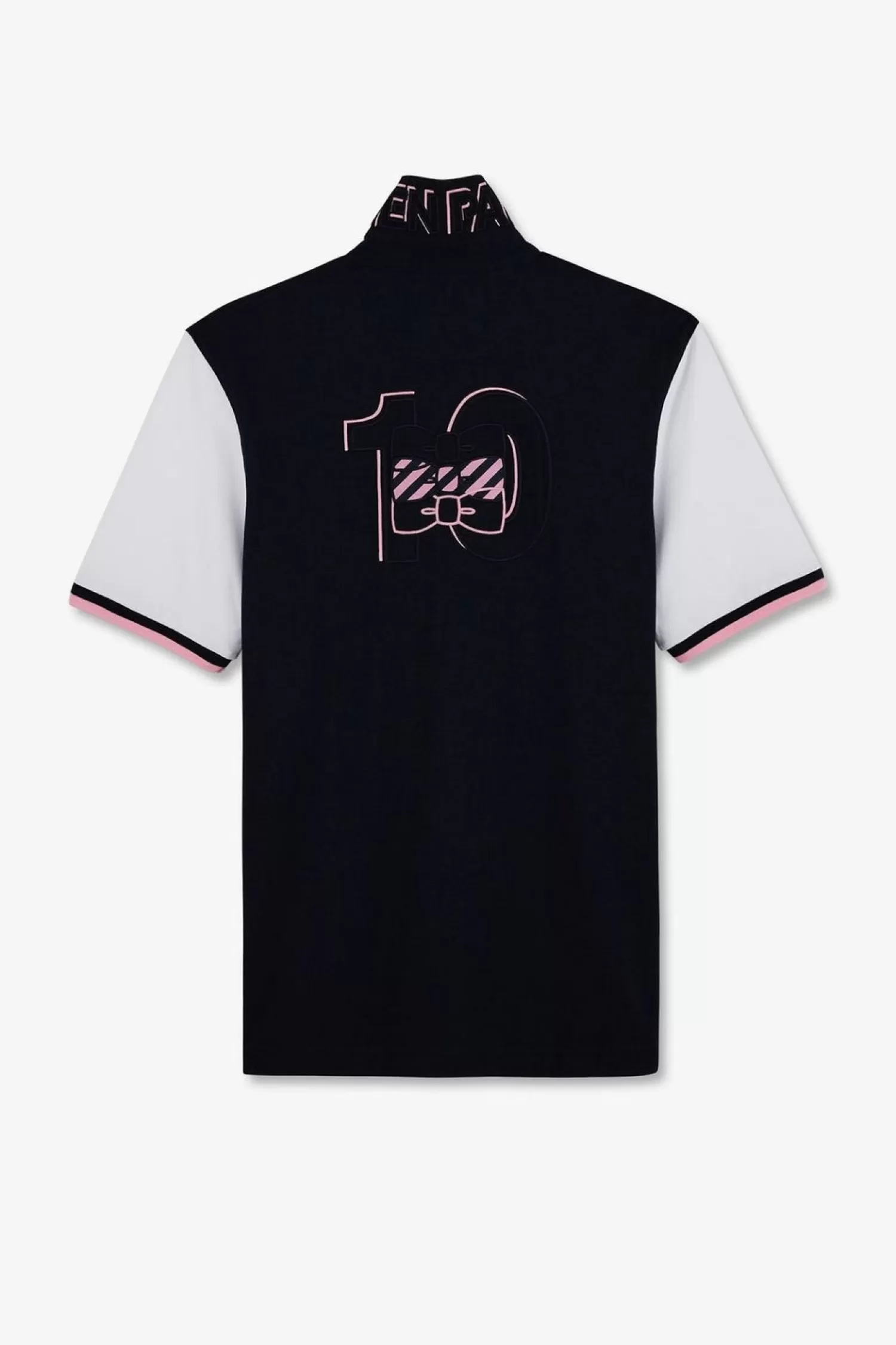 Eden Park Maillot Bleu Fonce Colorblock A Broderie N°10 Au Dos-Homme Maillots De Rugby