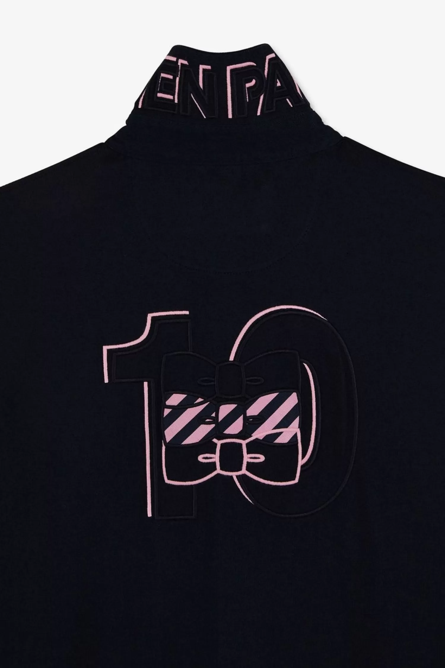 Eden Park Maillot Bleu Fonce Colorblock A Broderie N°10 Au Dos-Homme Maillots De Rugby