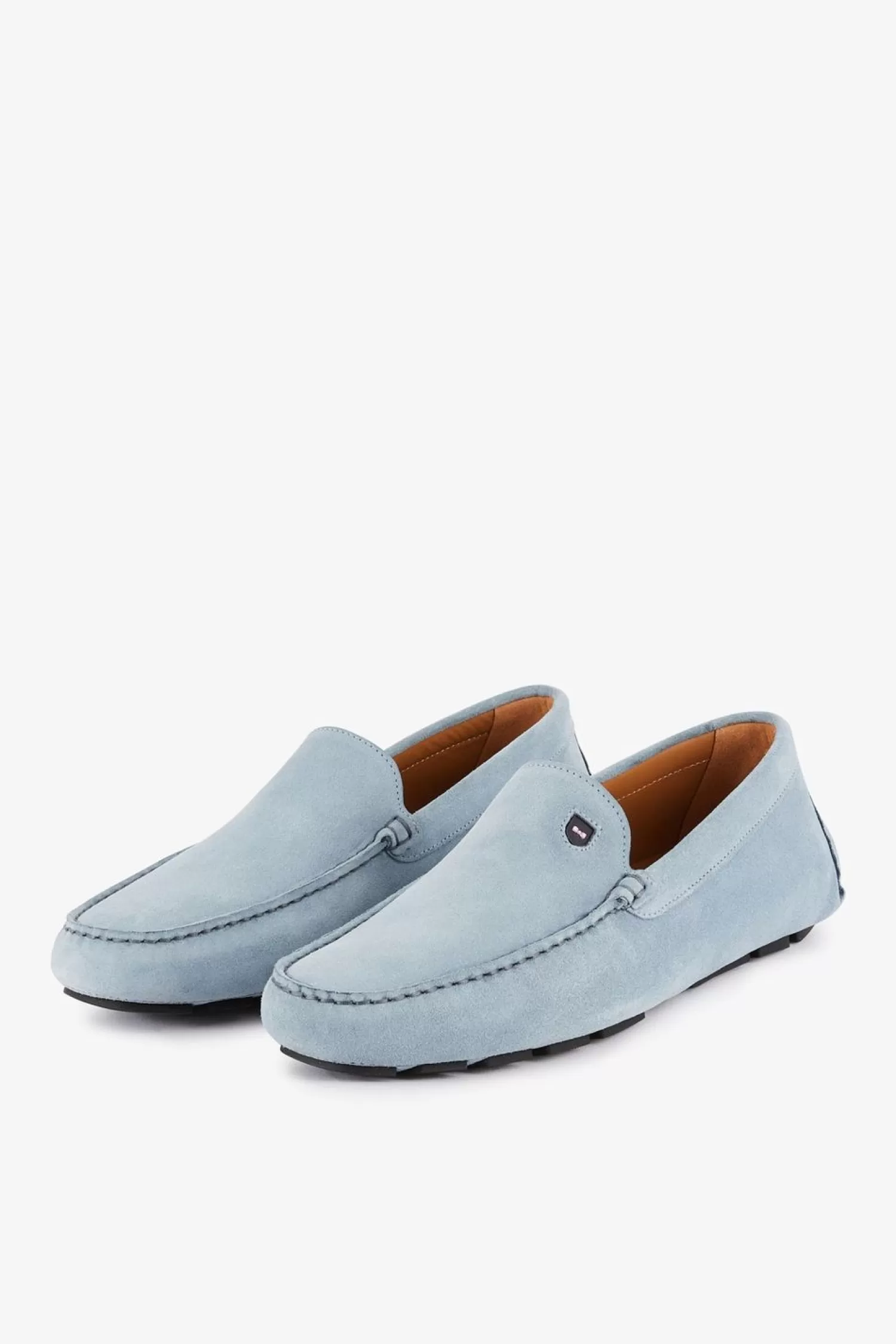 Eden Park Mocassins Bleu Ciel En Cuir Suede-Homme Mocassins