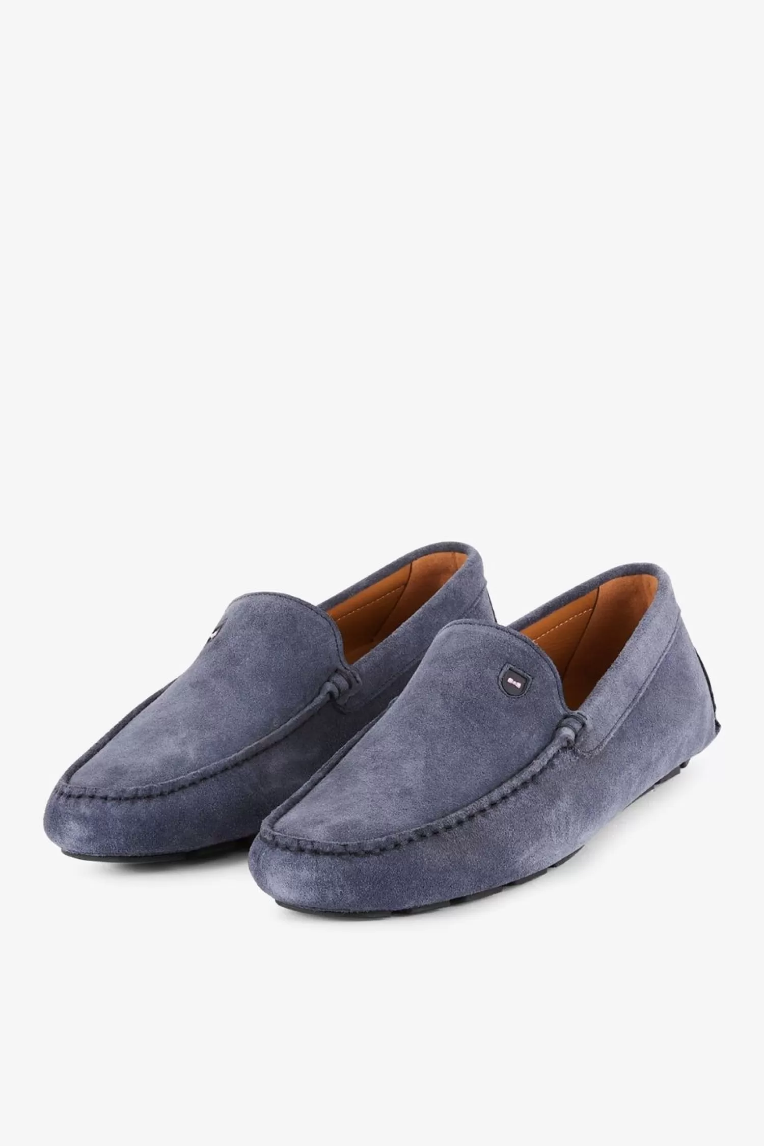 Eden Park Mocassins Bleus En Cuir Suede-Homme Mocassins