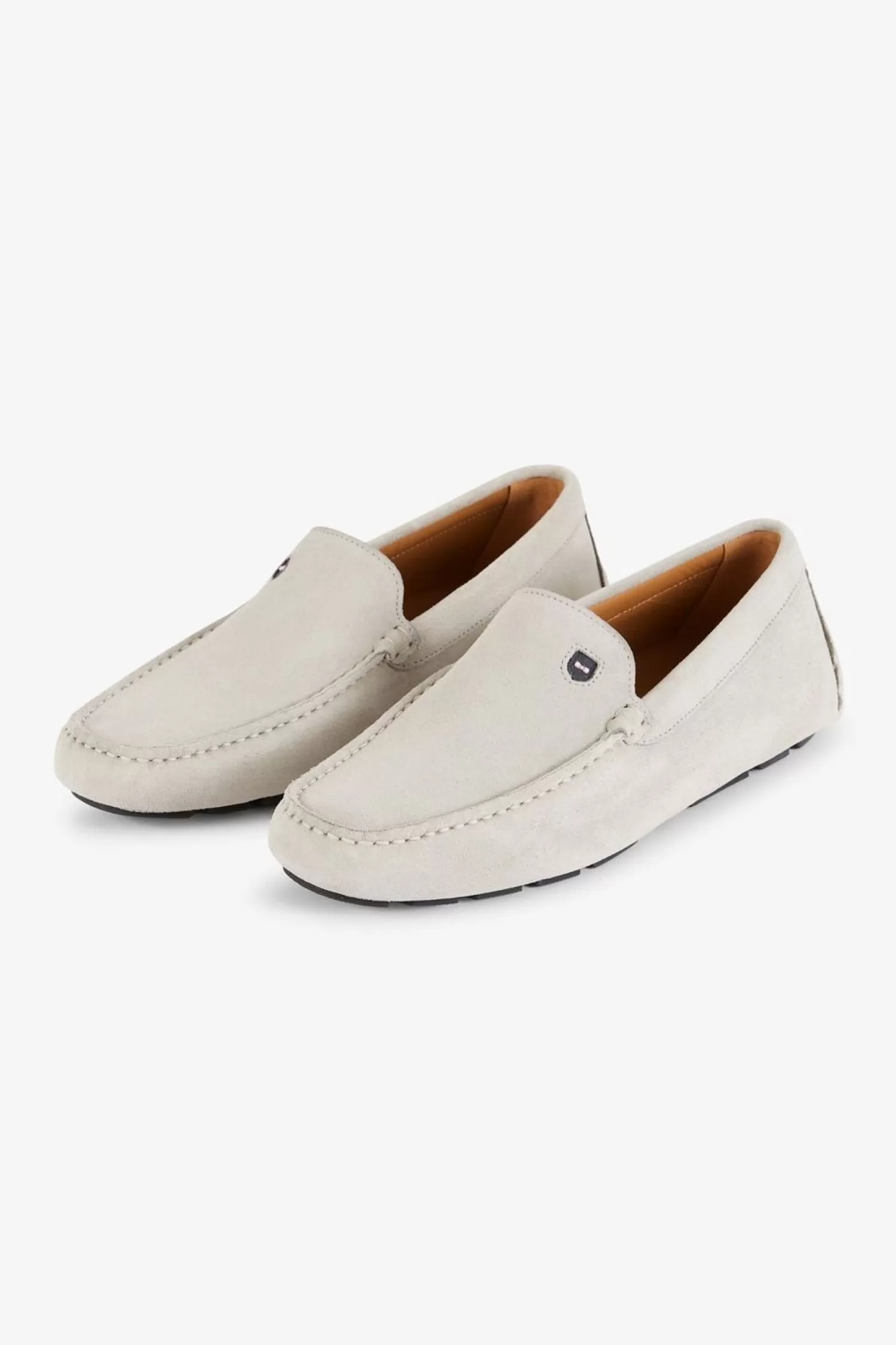 Eden Park Mocassins Gris En Cuir Suede-Homme Mocassins