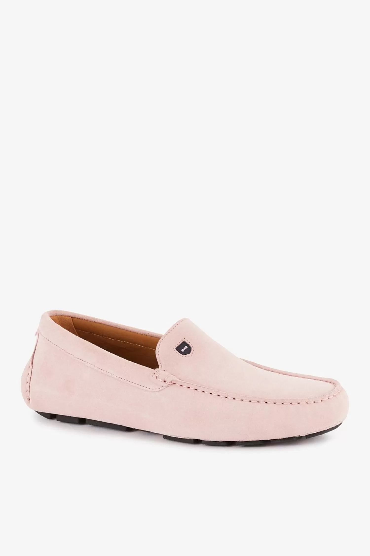 Eden Park Mocassins Roses En Cuir Suede-Homme Mocassins