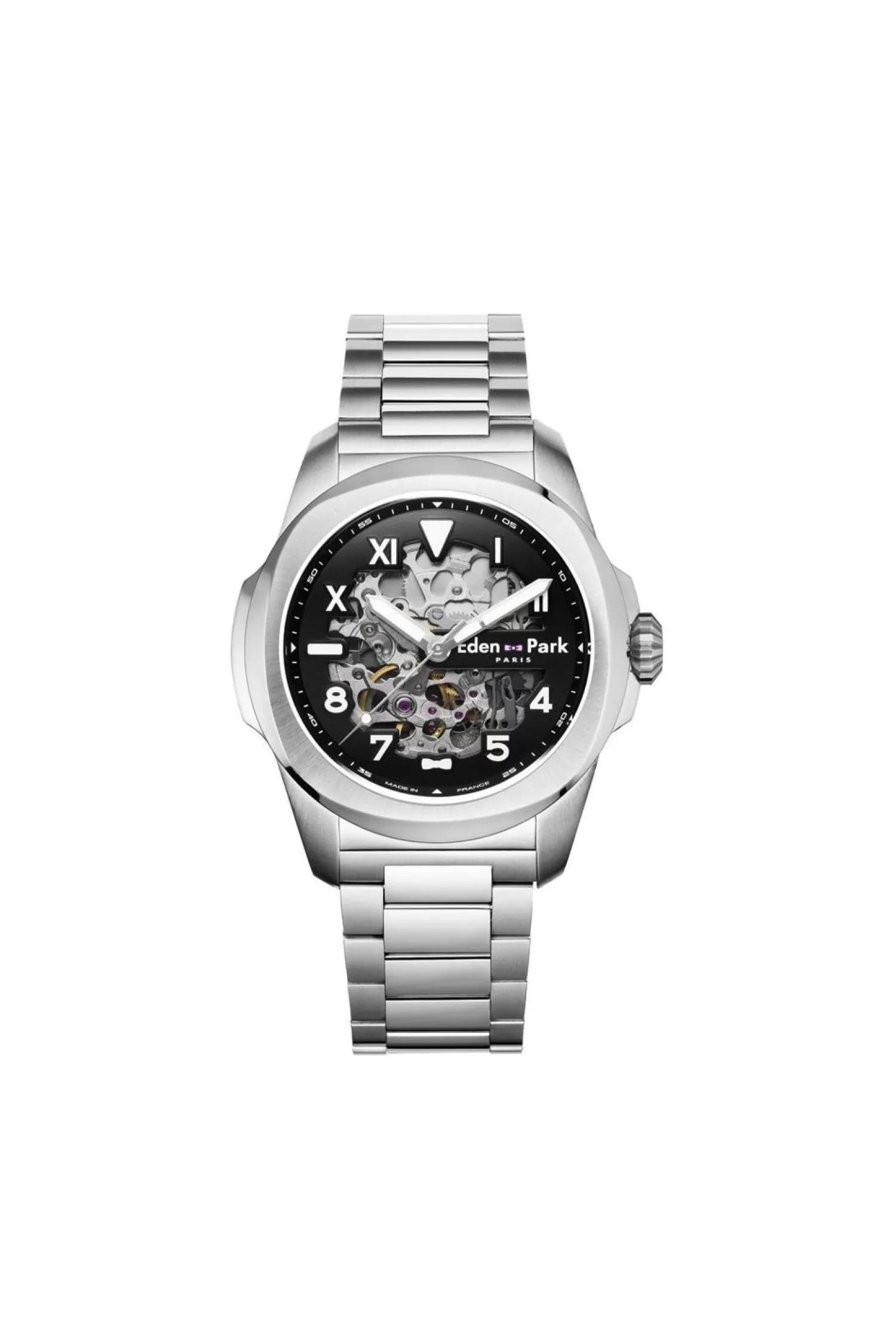 Eden Park Montre Automatique Skeleton En Acier-Homme Montre