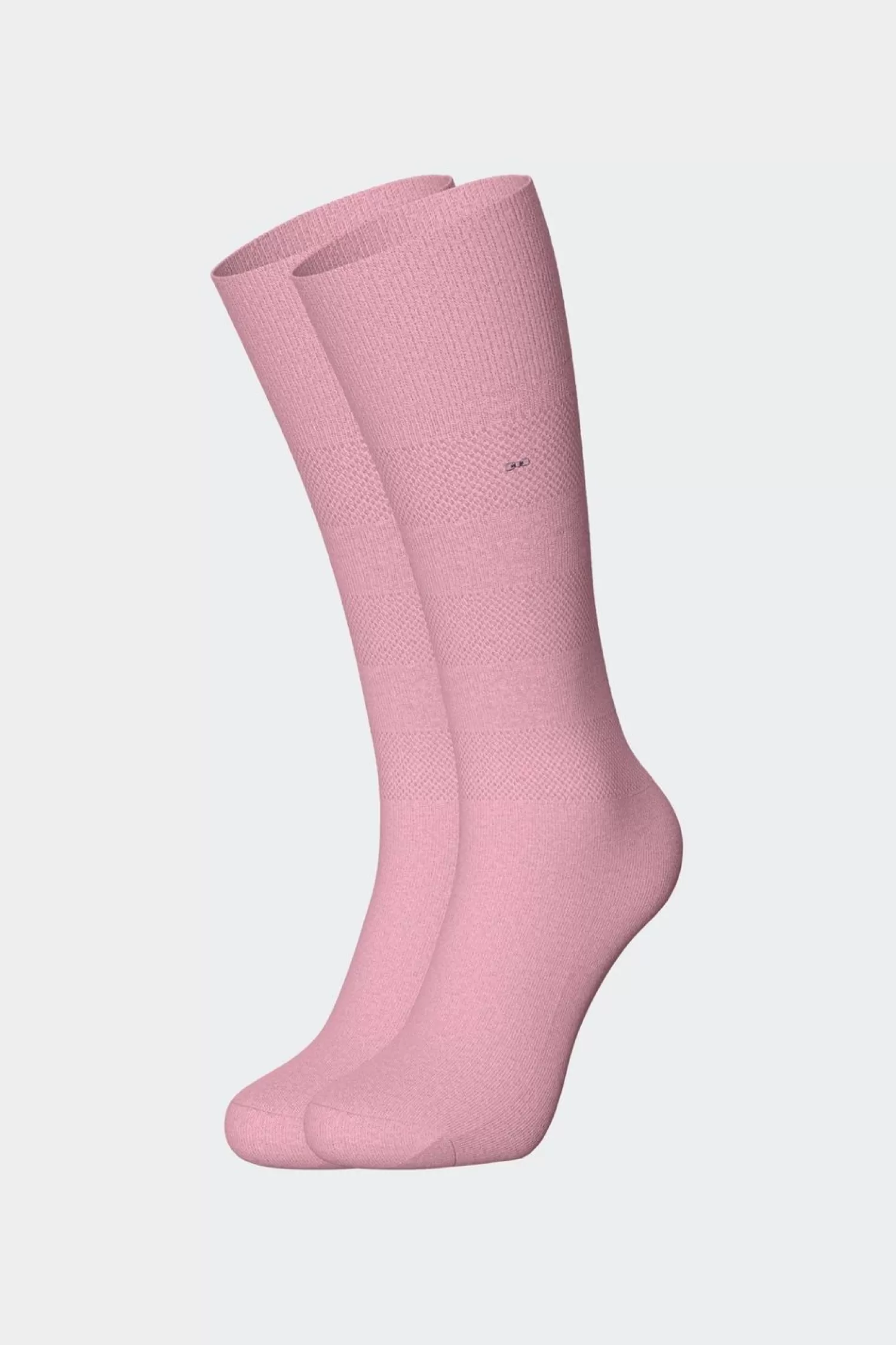 Eden Park Paire De Chaussettes Cerclees Roses En Coton Stretch-Homme Chaussettes