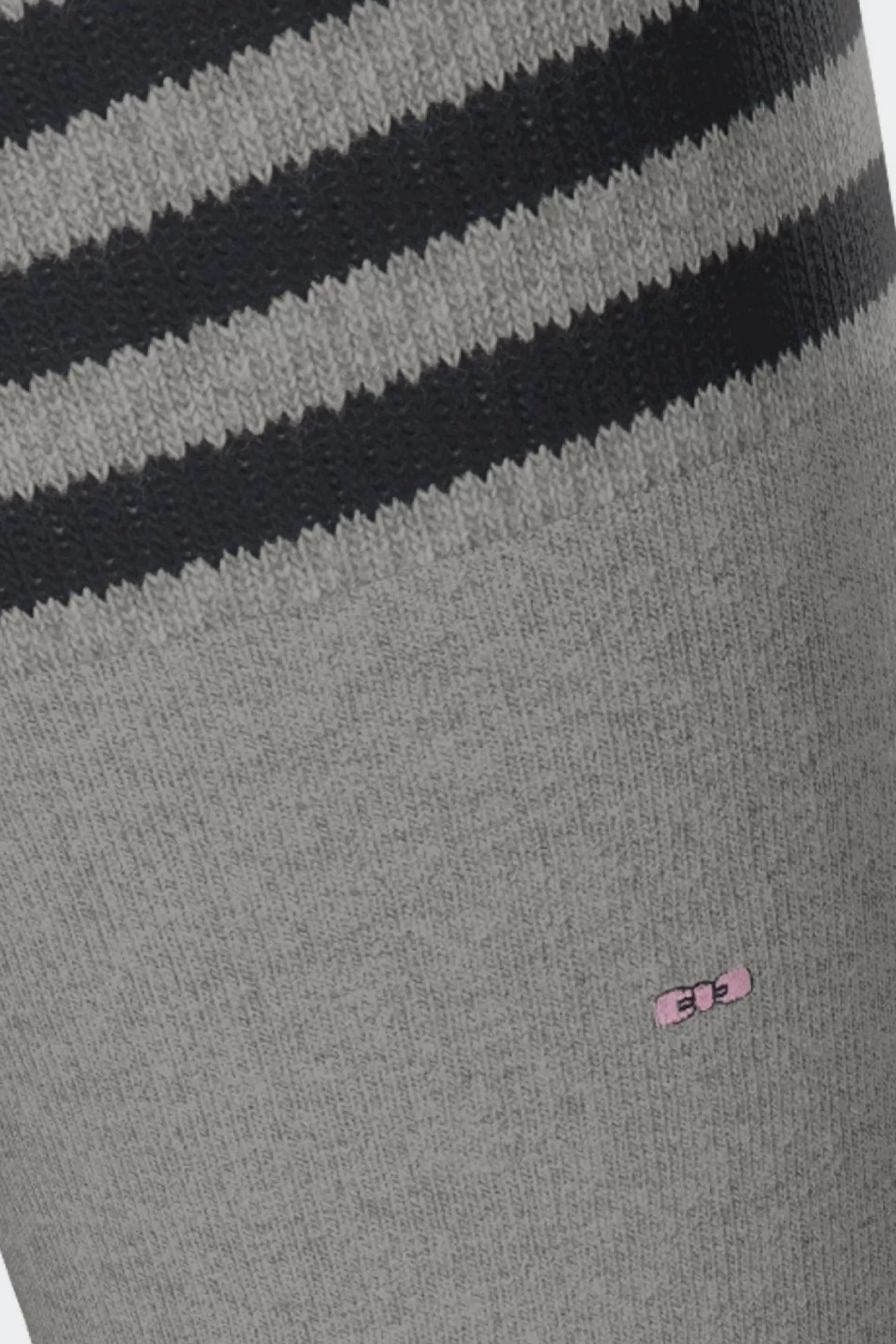 Eden Park Paire De Chaussettes Roses A Bords Rayes En Coton Stretch-Homme Chaussettes