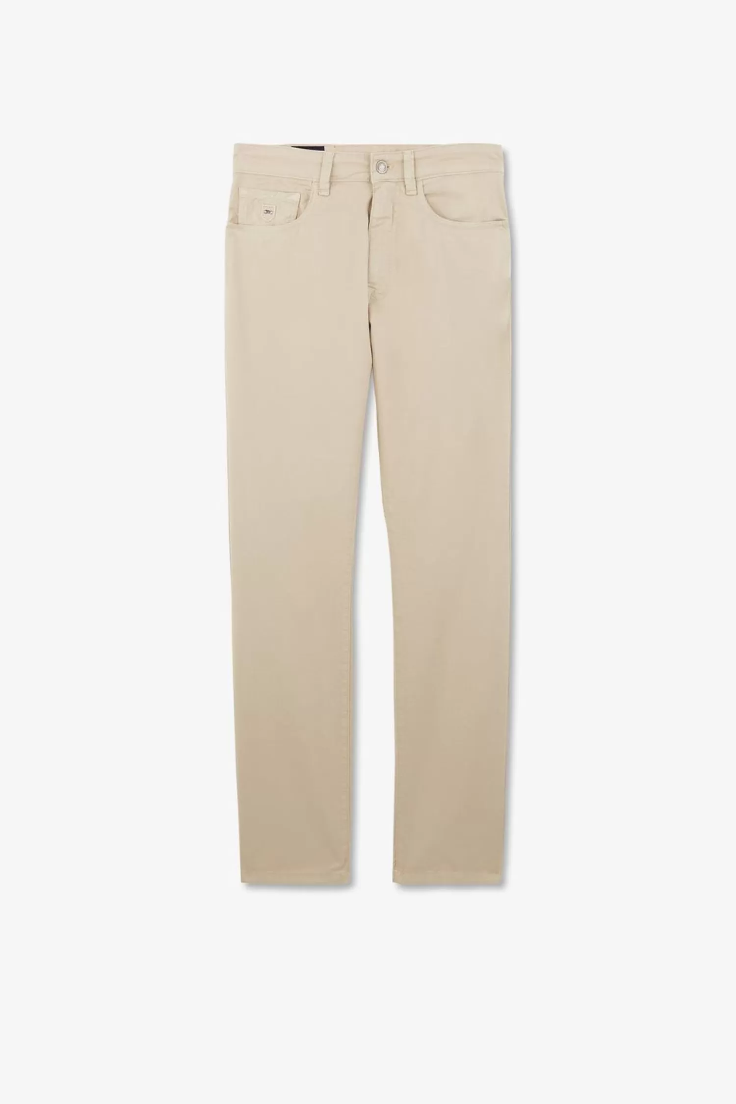 Eden Park Pantalon Beige Droit 5 Poches-Homme Pantalons