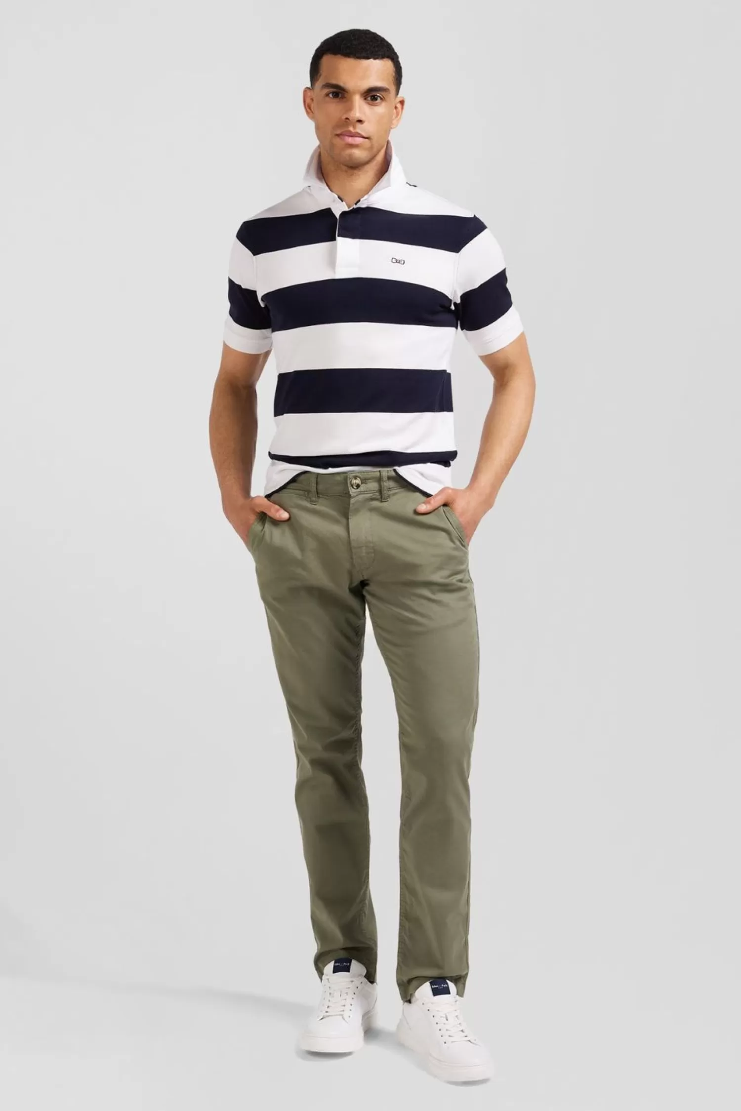 Eden Park Pantalon Chino Beige-Homme Pantalons