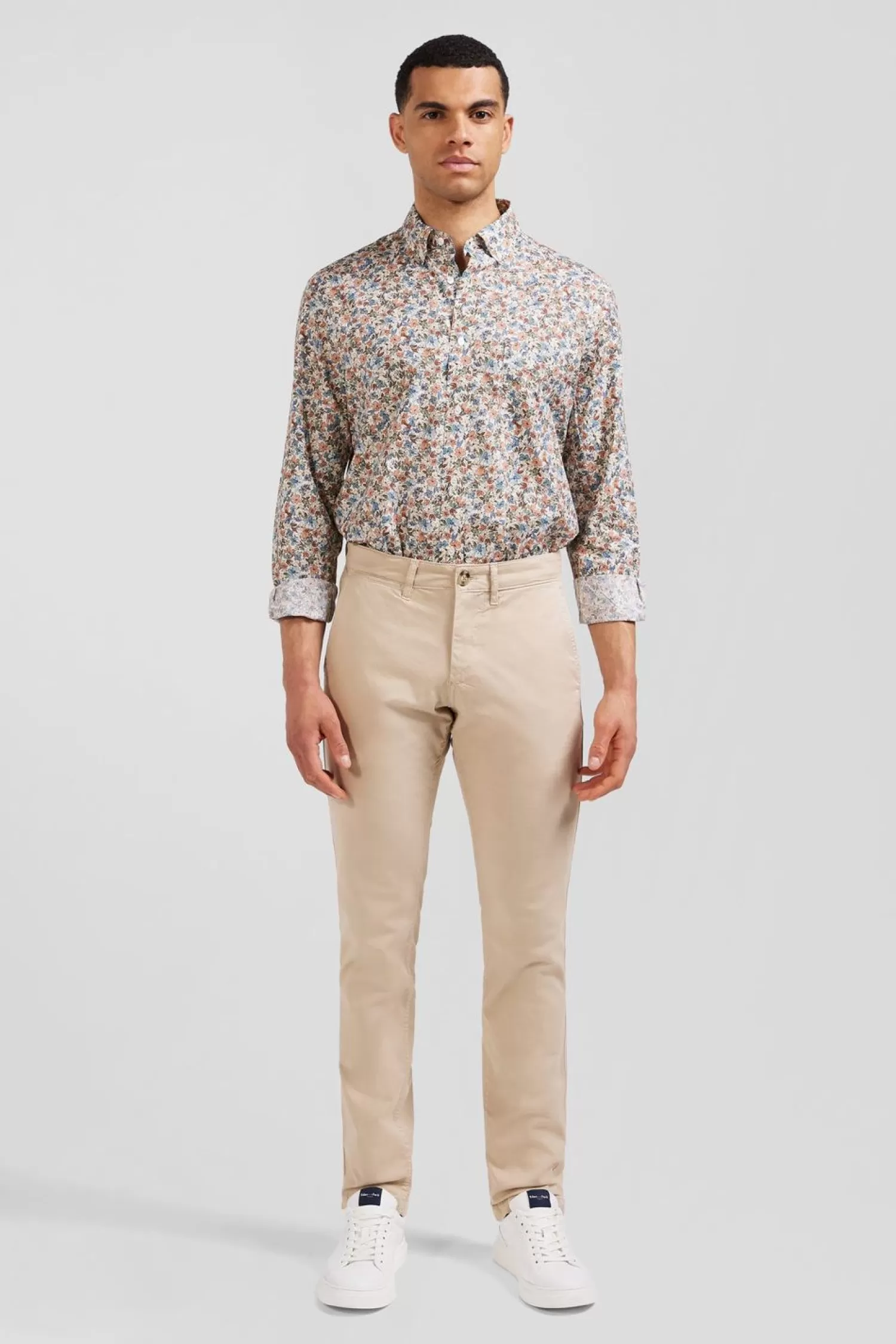 Eden Park Pantalon Chino Beige-Homme Pantalons