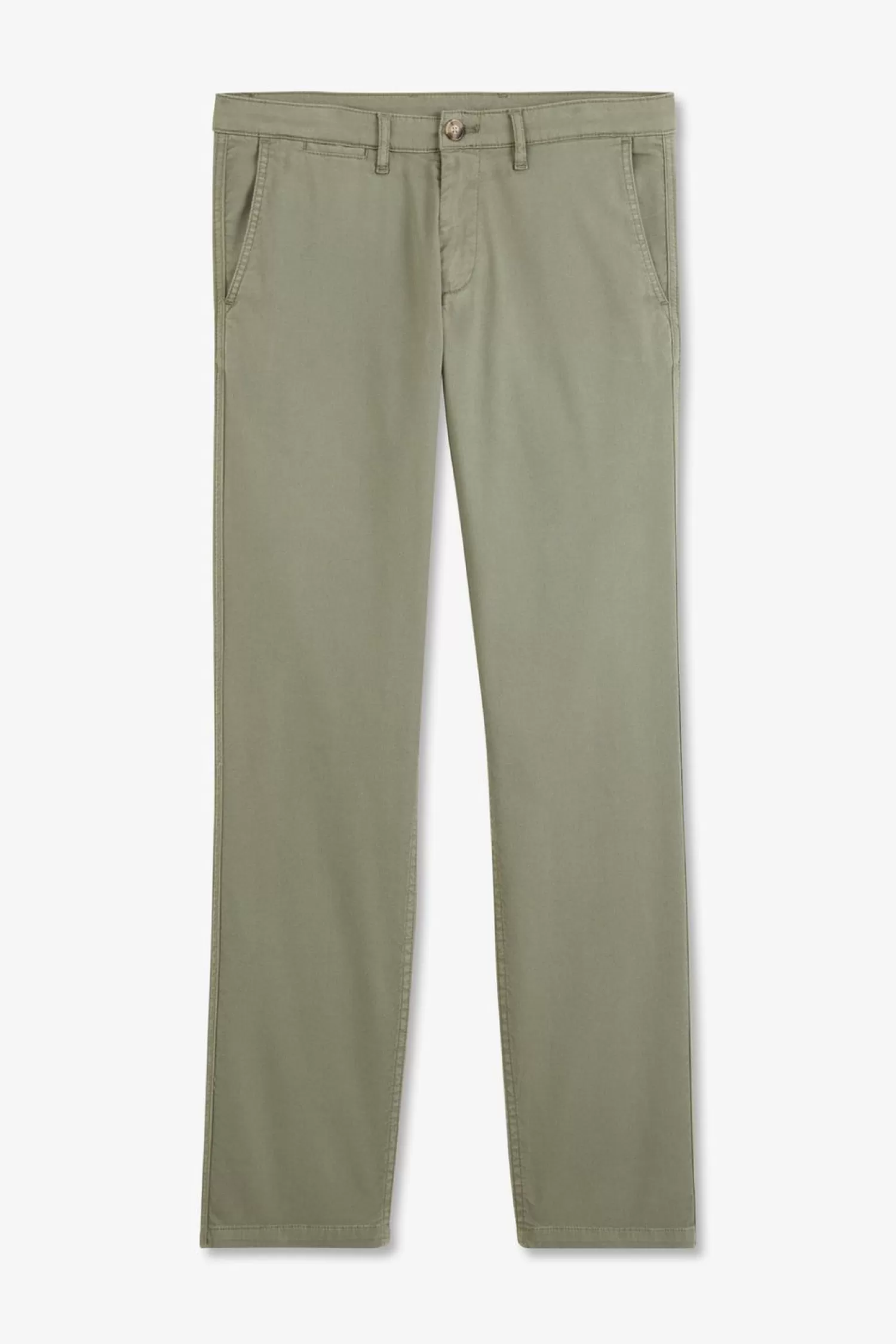 Eden Park Pantalon Chino Kaki-Homme Pantalons