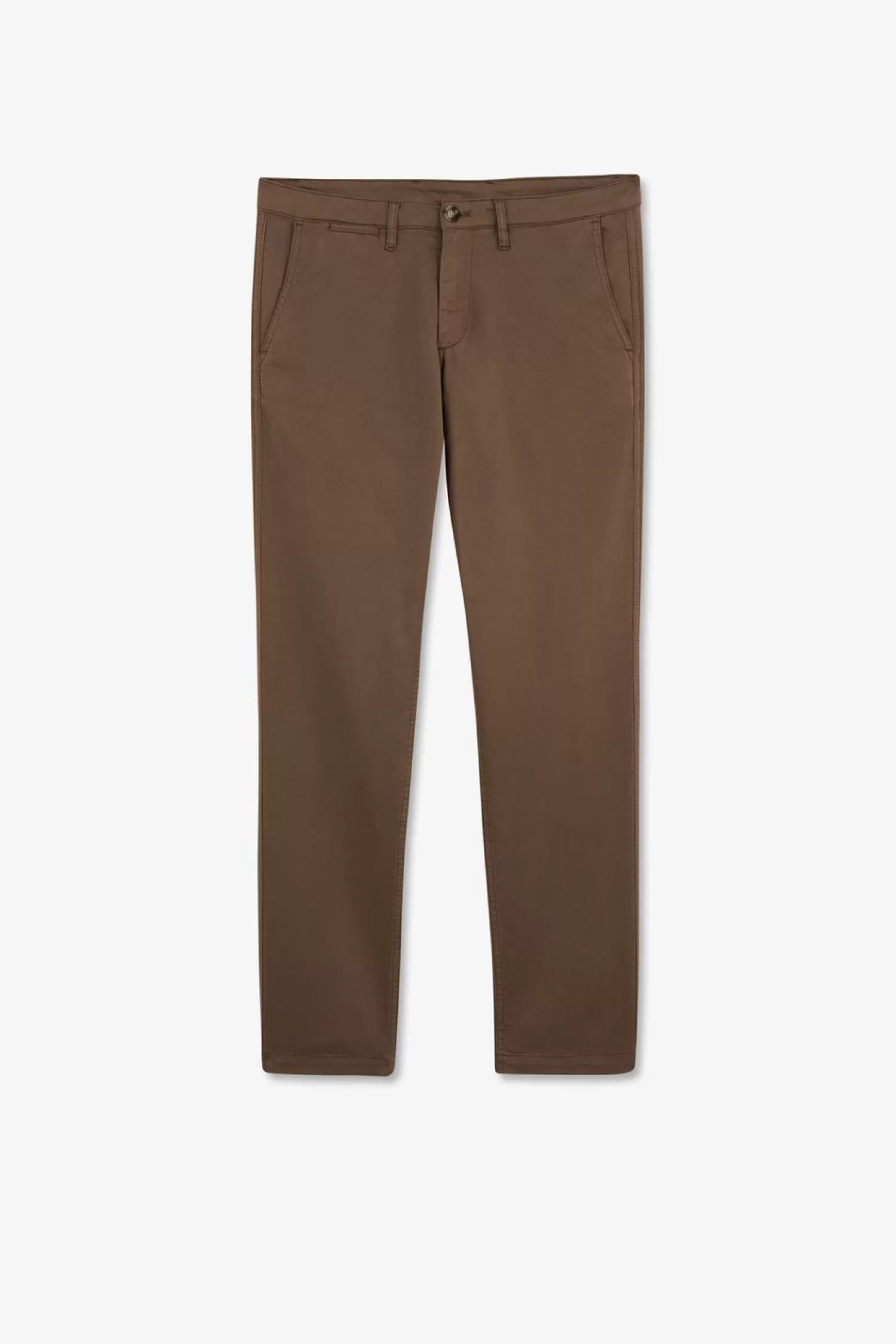 Eden Park Pantalon Chino Marron-Homme Pantalons