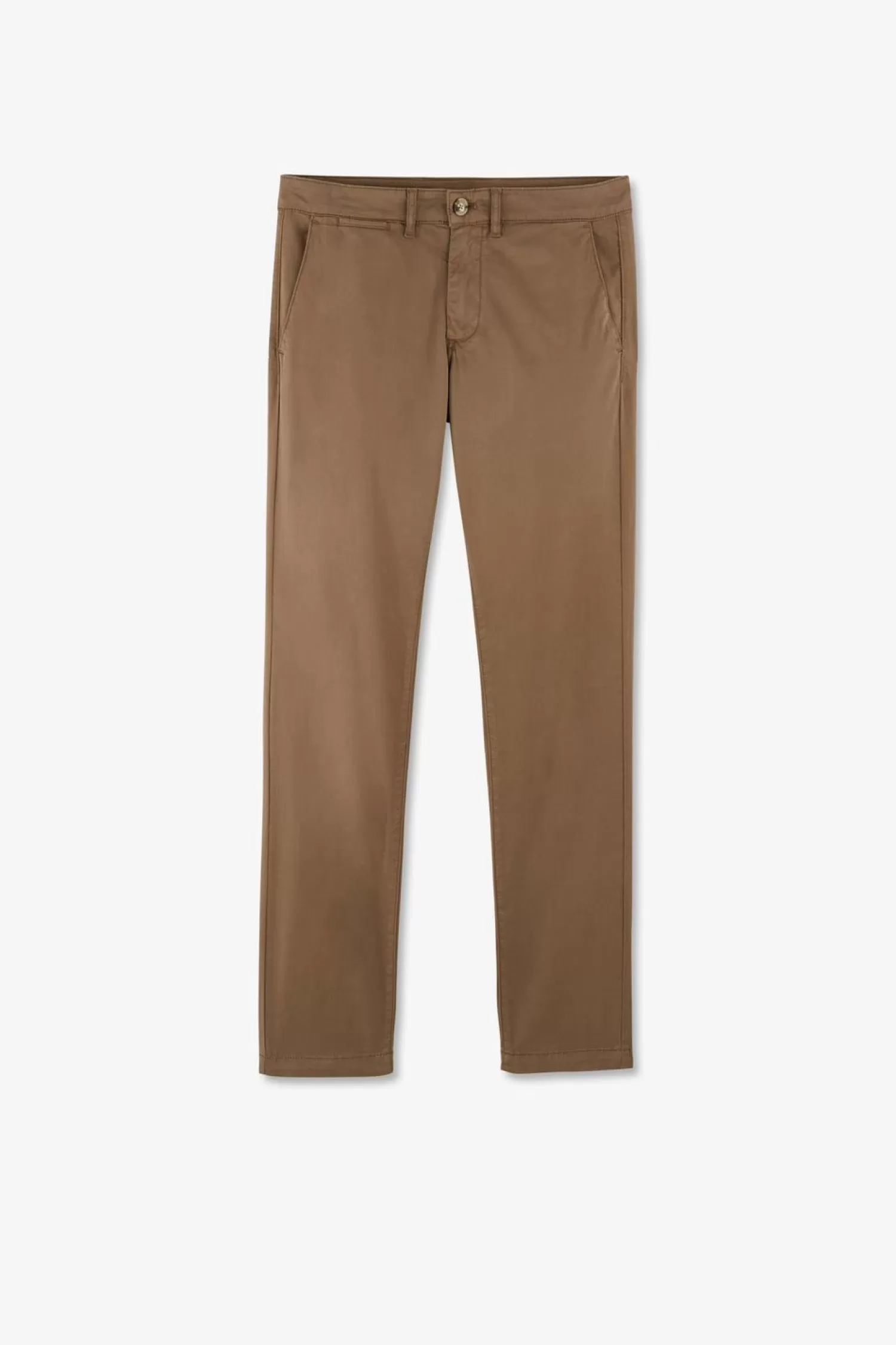 Eden Park Pantalon Chino Marron-Homme Pantalons