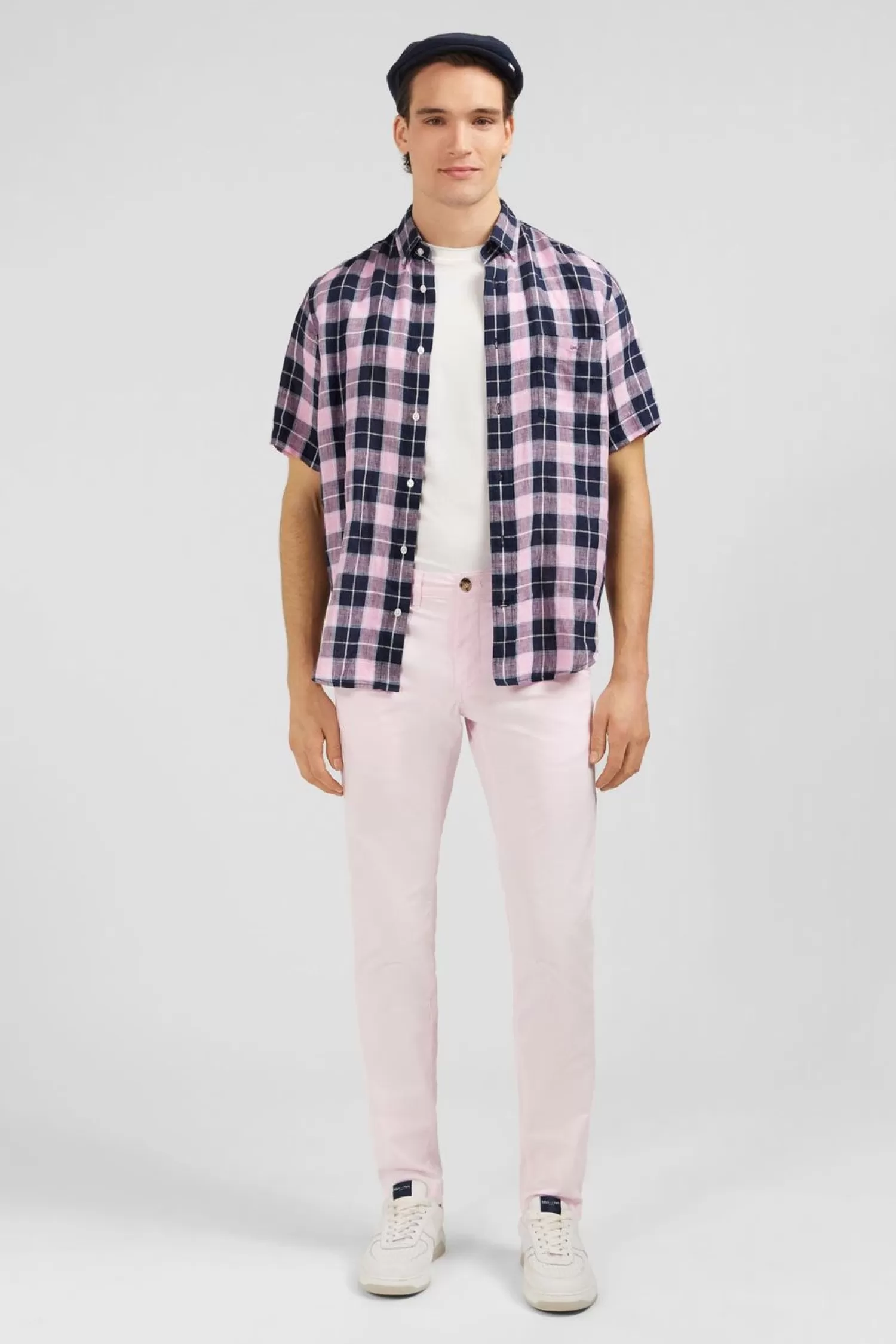 Eden Park Pantalon Chino Rose-Homme Pantalons