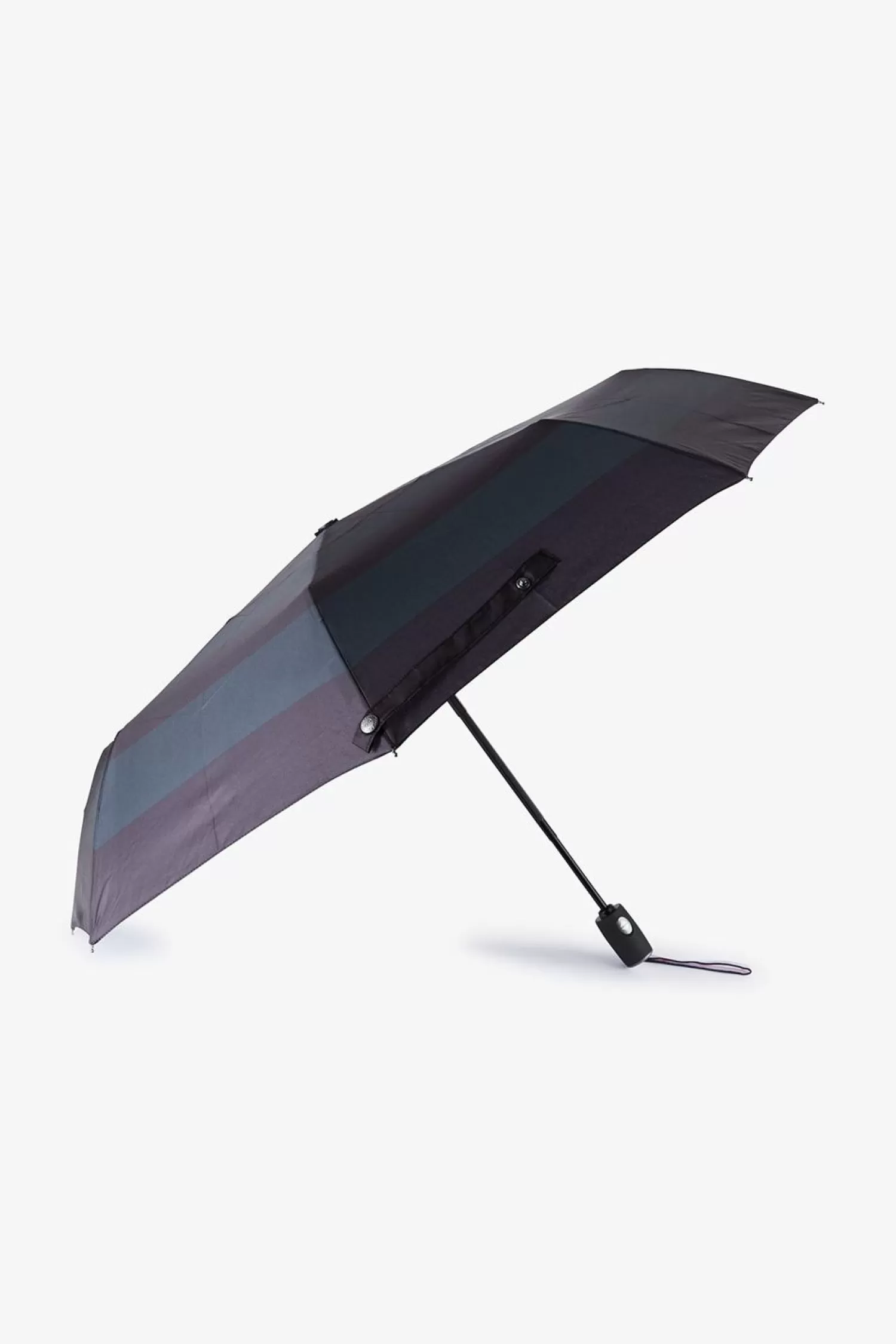 Eden Park Parapluie Bleu Marine Pliant A Rayures-Homme Parapluies