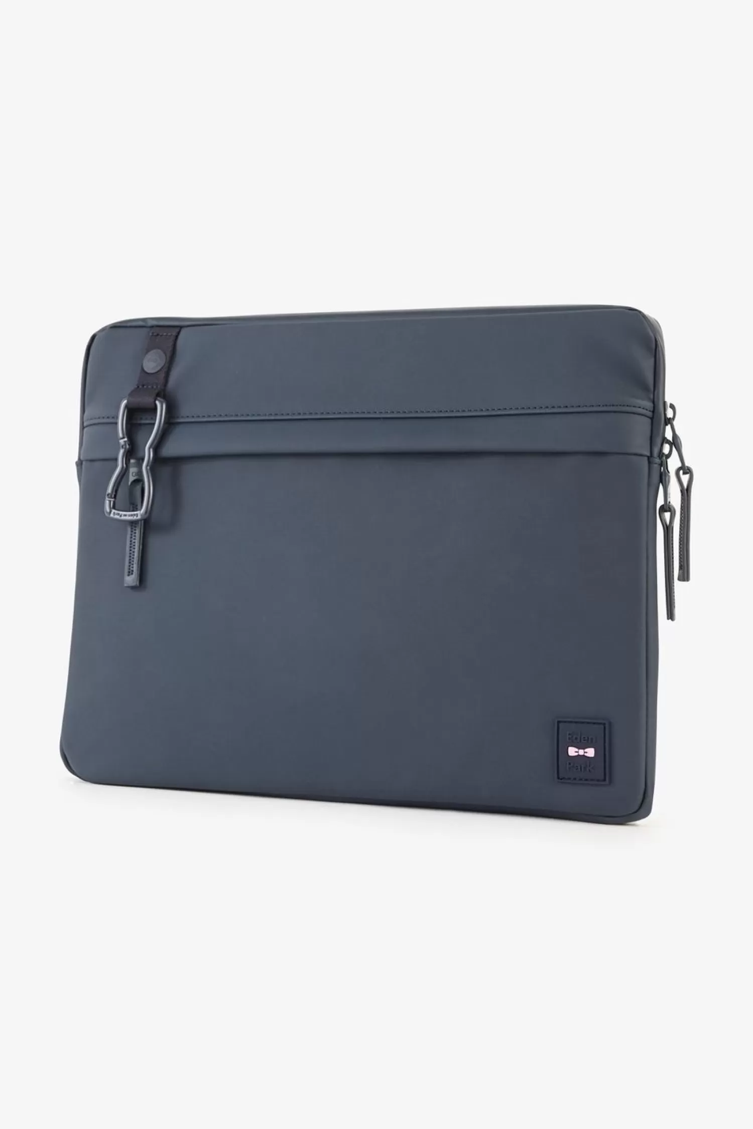 Eden Park Pochette D'Ordinateur En Gomme Bleu Fonce-Homme Sacoches