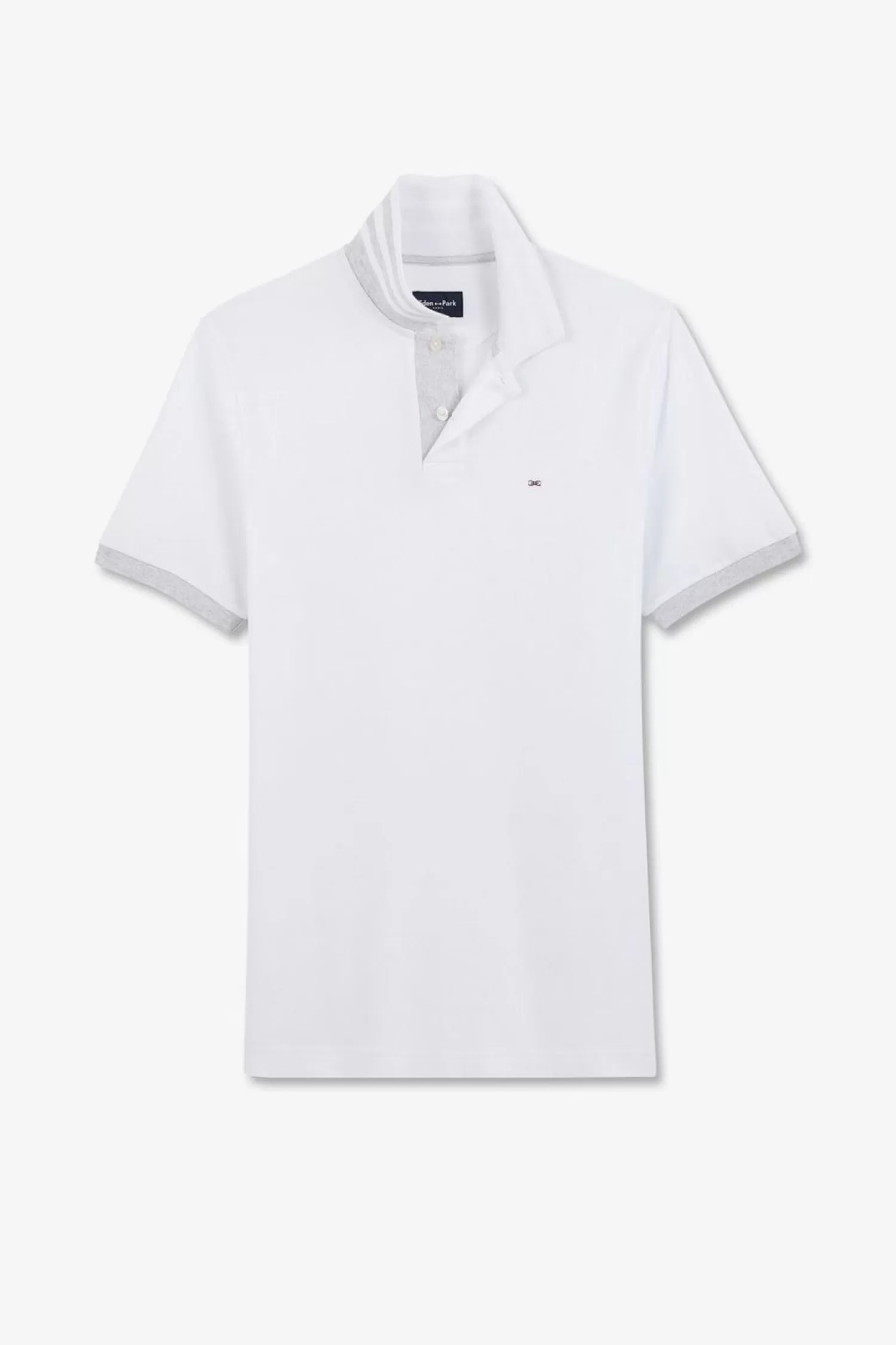 Eden Park Polo Blanc A Manches Courtes-Homme Polos