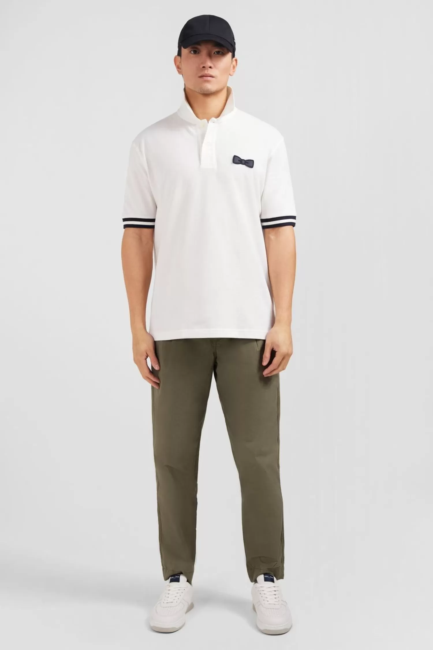 Eden Park Polo Blanc A Manches Courtes-Homme Polos