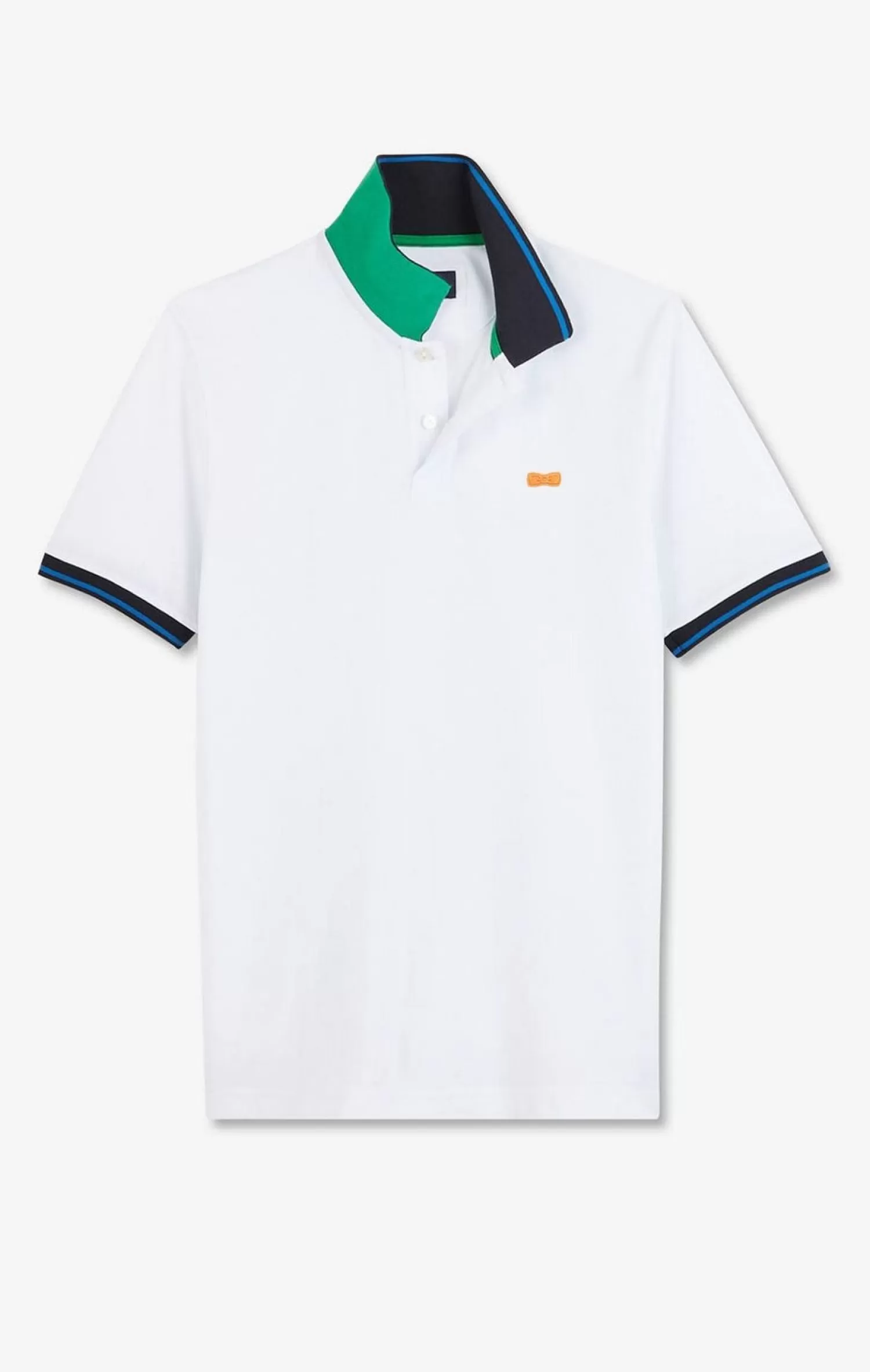 Eden Park Polo Blanc A Manches Courtes-Homme Polos