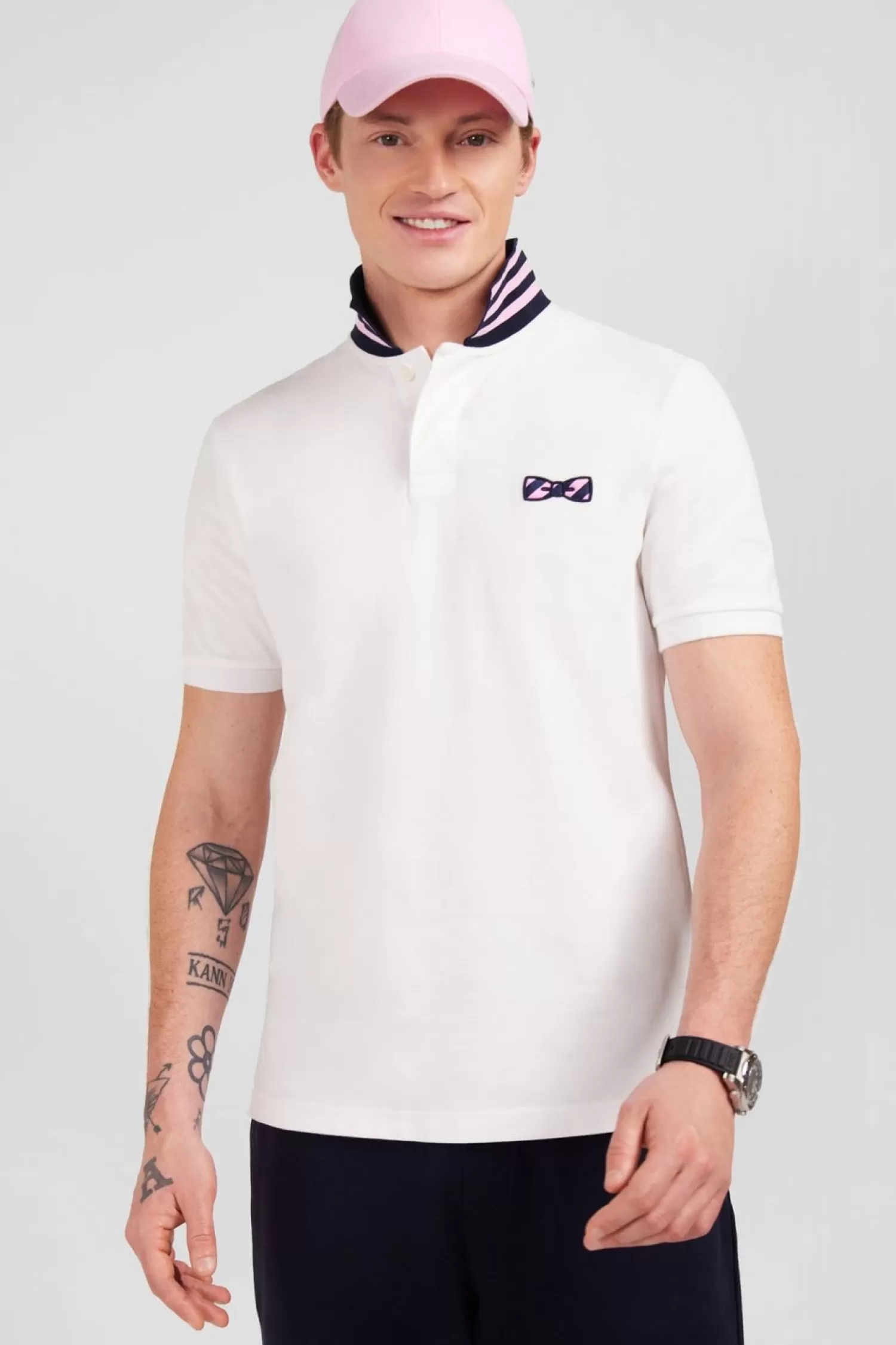 Eden Park Polo Blanc A Manches Courtes-Homme Polos