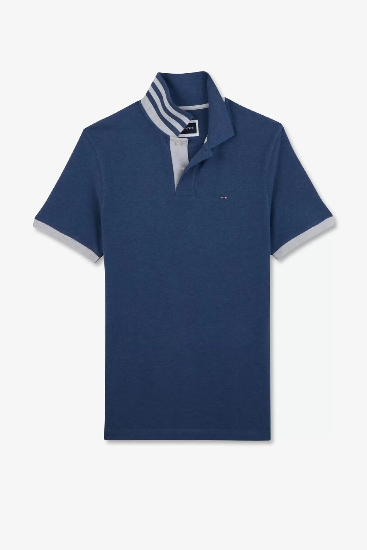 Eden Park Polo Bleu A Manches Courtes-Homme Polos